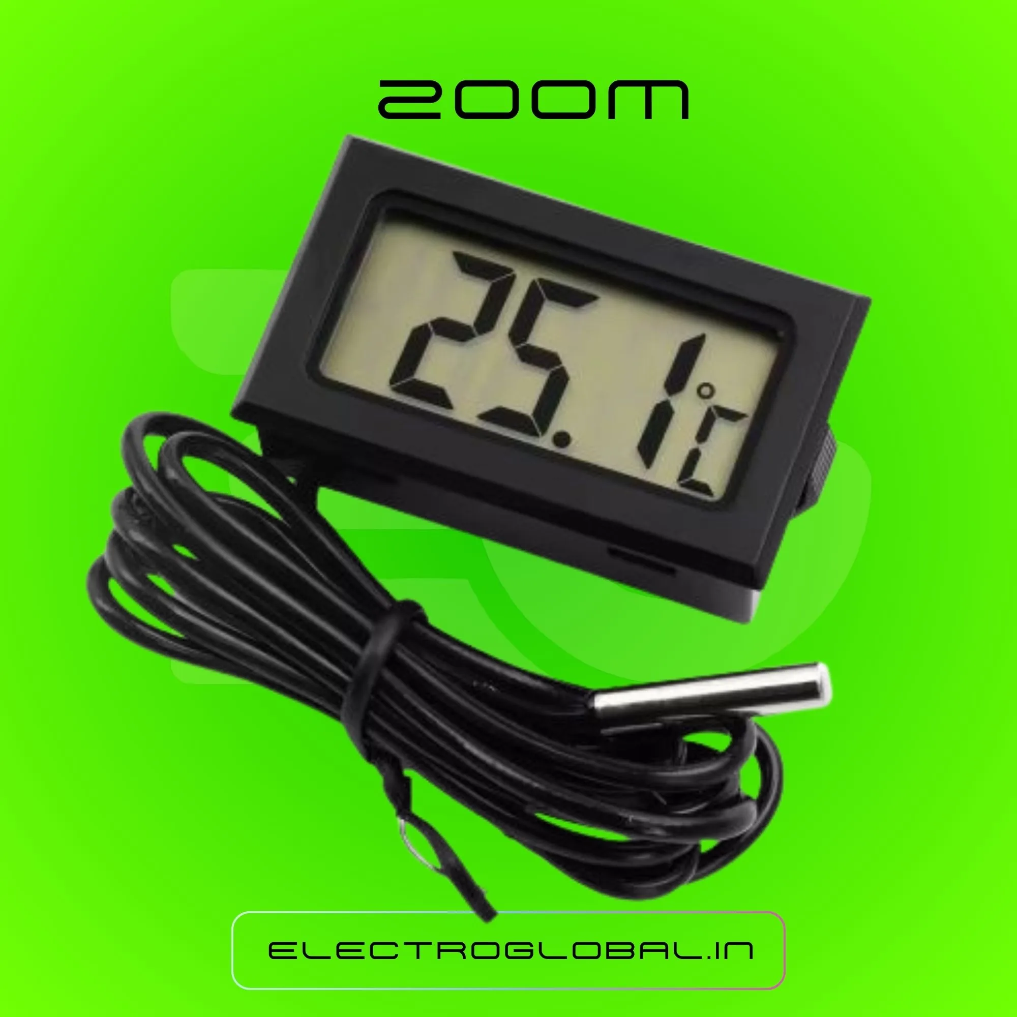 Reliable Digital Thermometer Sensor Wired: Electric Thermometer, Fridge Thermometer, Temperature Sensor and Digital Thermometer for Home Usage 3