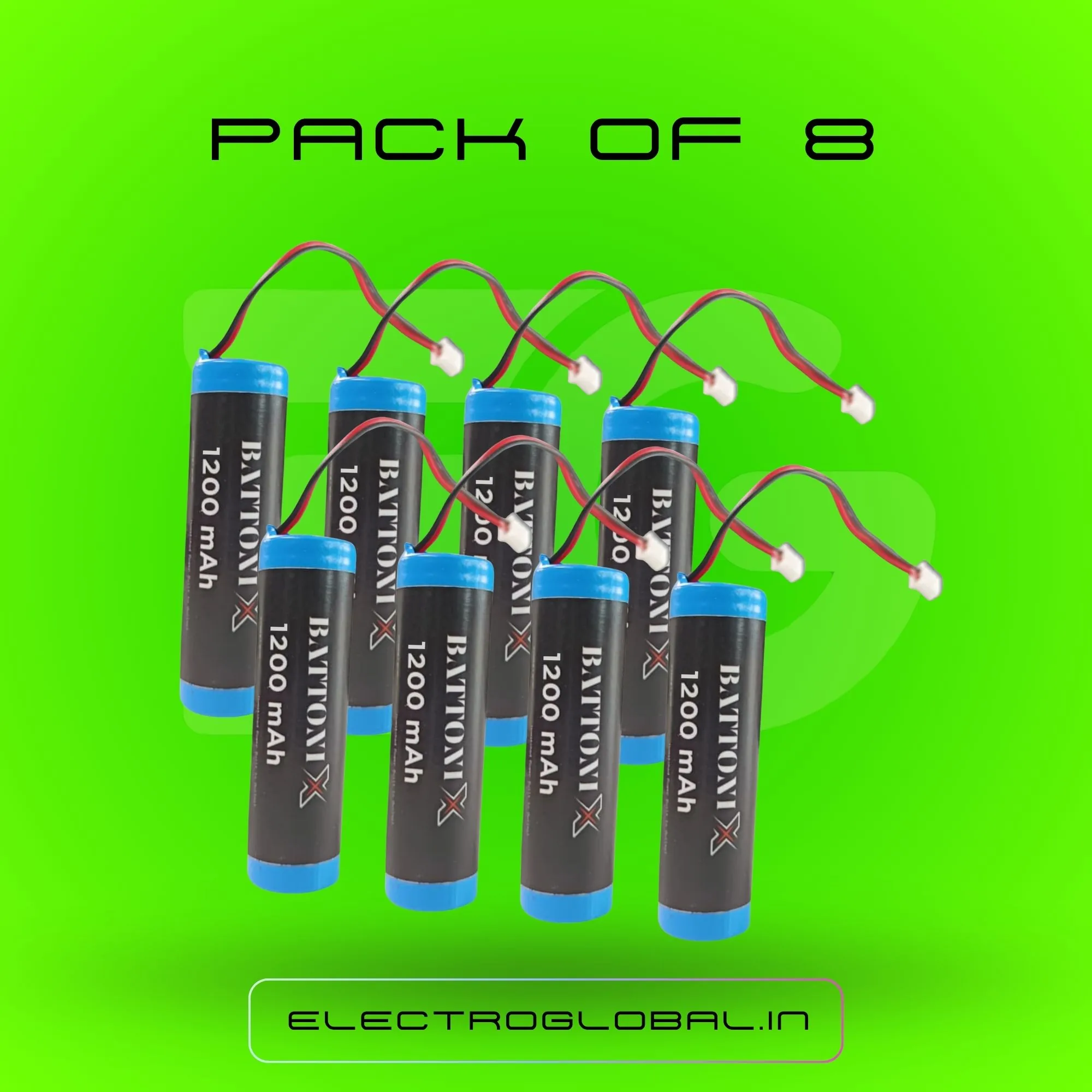 1200mah 3.7v 18650 li-ion lithium rechargeable cell battery for rc car battery 3.7v with BMS, compatible with RC Car Toys, Drone Remote, Leds alternate