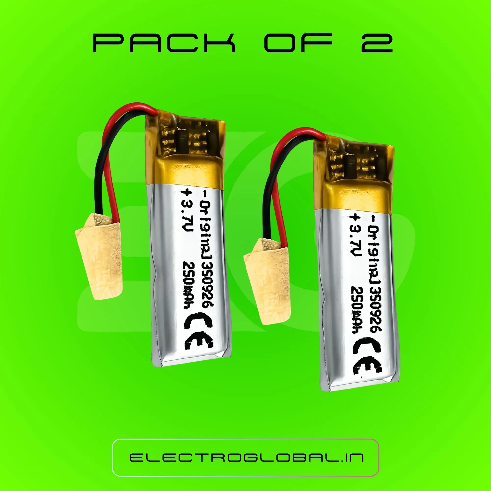 3.7V 250mAh LiPo Battery for Toy Car Battery, 3.7 v Lithium Polymer Battery, 250mah Lipo Battery, 3.7v 250mah Battery, Lipo Battery 2