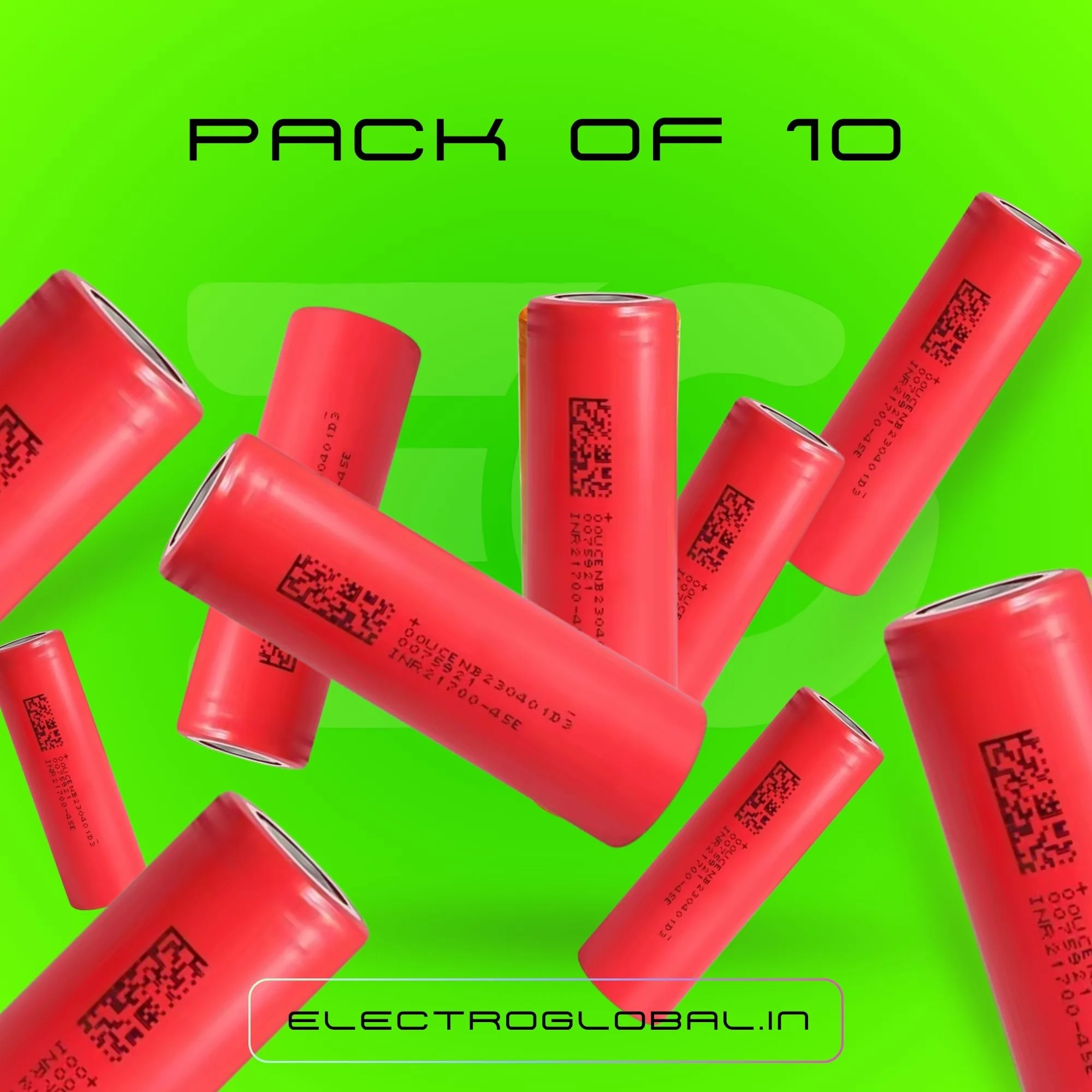 4500mAh 3.7V Rechargeable Battery - Lithium Ion Cell, 21700 Battery 4500mAh, 3.7 Volt Lithium Battery Cell, 3.7V Battery alternate