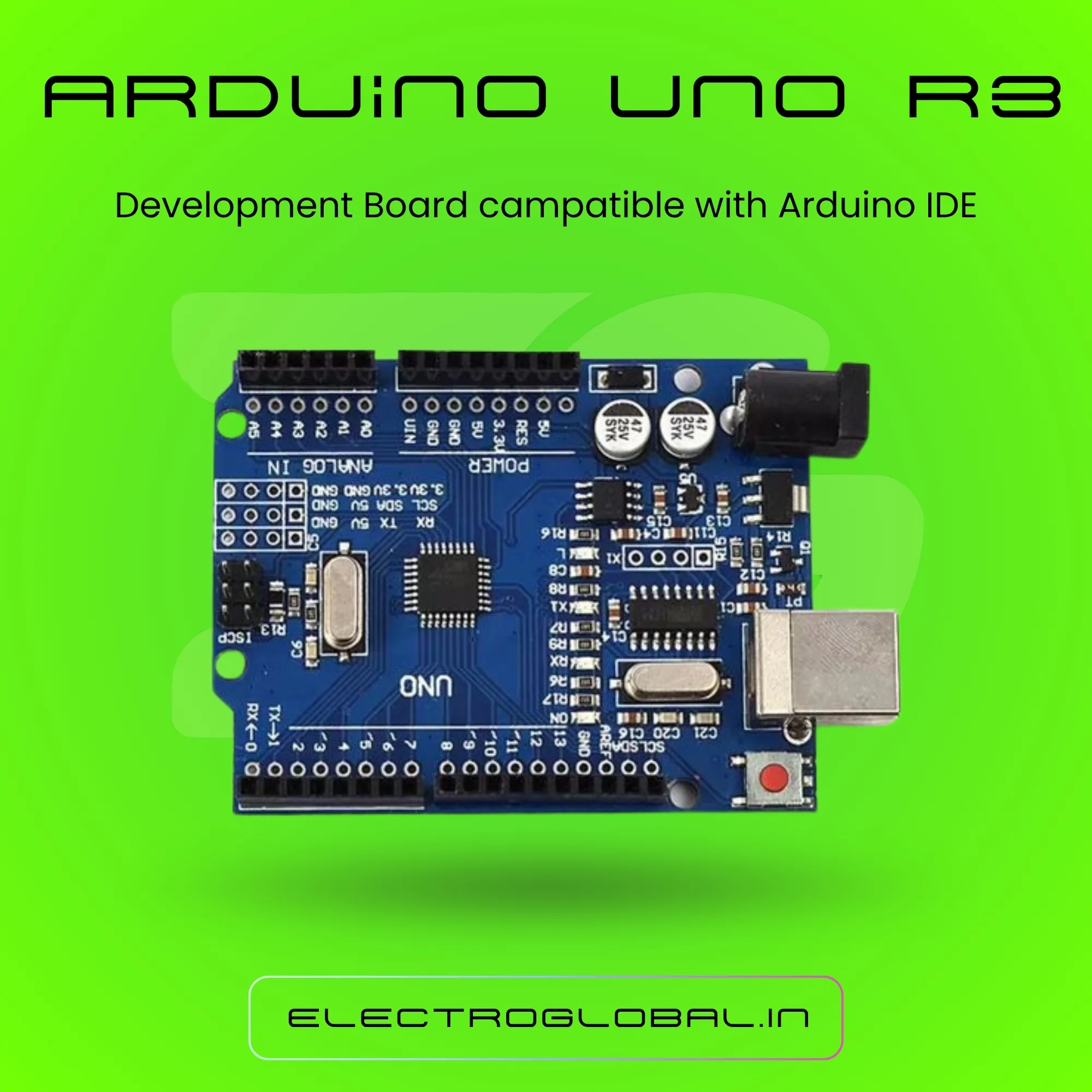 Discover the Arduino Uno R3 Development Board for Electronics Projects alternate