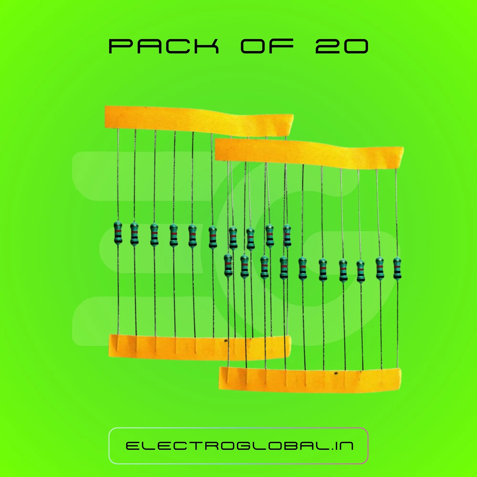 10K Ohm Resistor Kit - Efficient Electrical Resistors with 5% Tolerance for Your Projects! 3