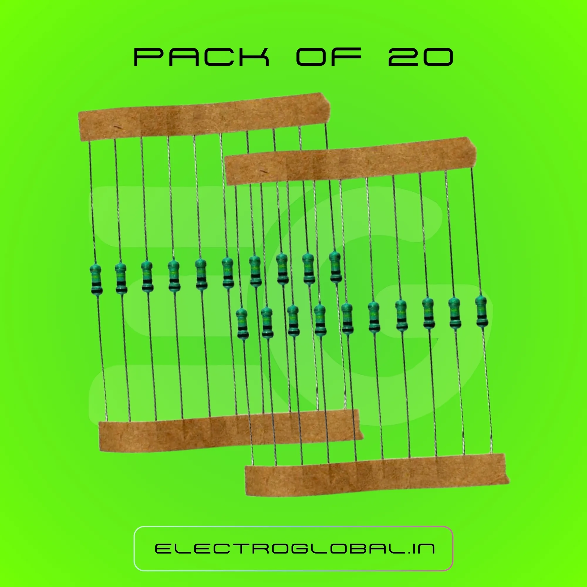100K Ohm Resistor 1/4W - Essential for Circuit Design 3