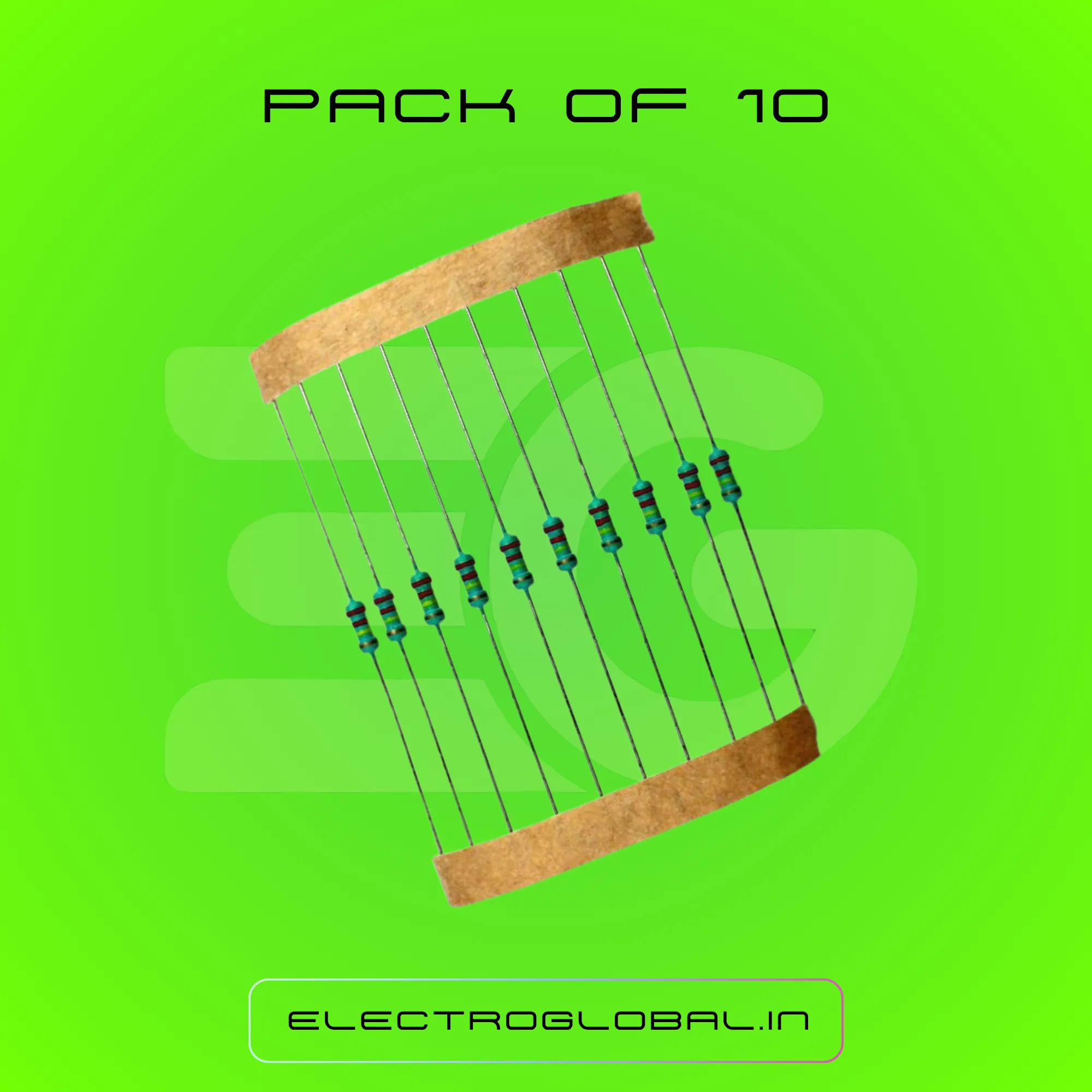 220K Ohm Resistor 1/4W Resistors with (5% Tolerance) for Electronics Projects, Circuits, Prototyping, Repair Applications for Hobbyists and Engineers 3