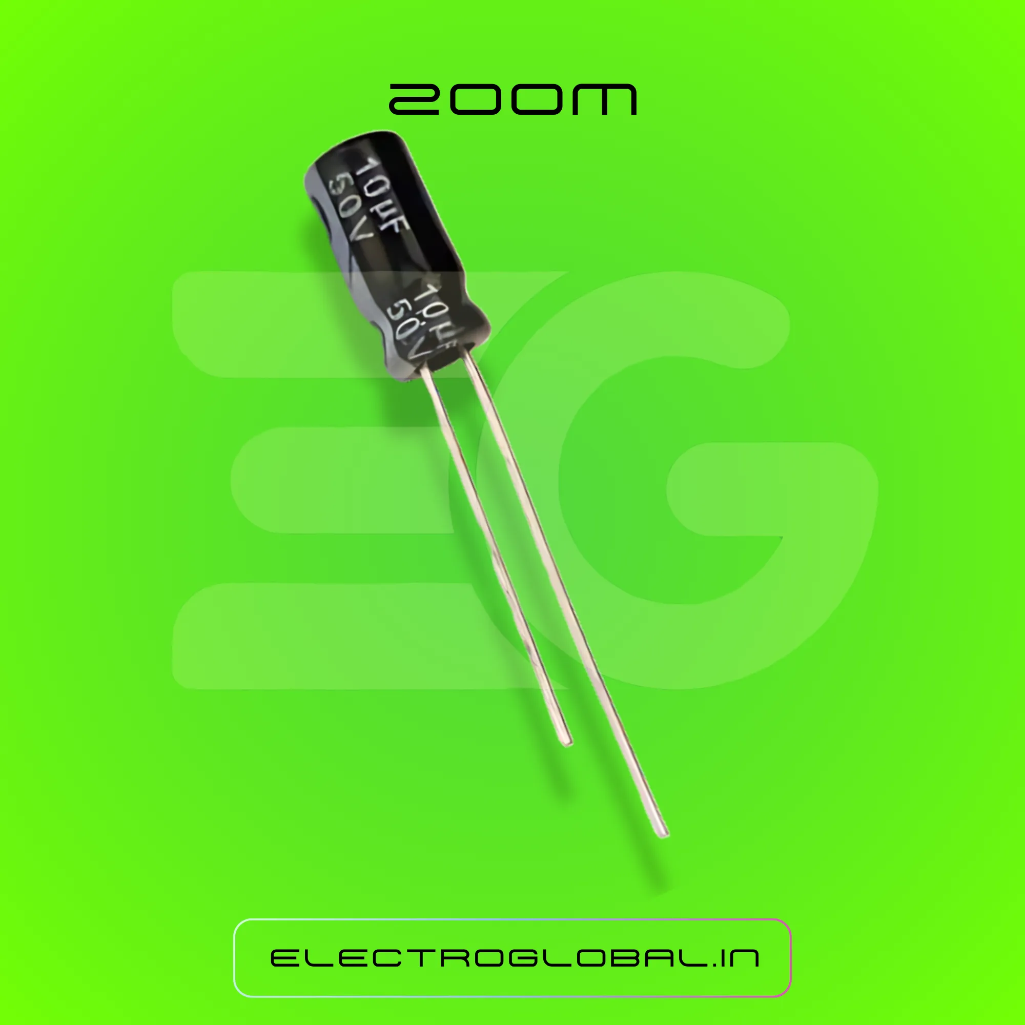 Original 10uF 50V Electrolytic Capacitor for Reliable Filtering in Power Supplies and Audio Circuits, High Quality Component Guaranteed Performance 4