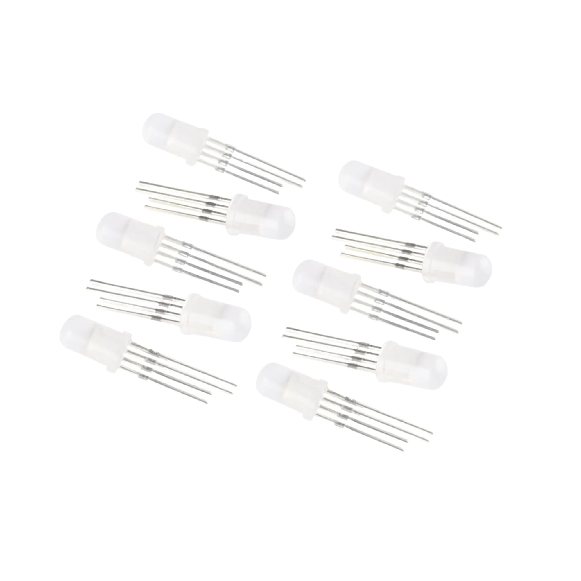 Discover the RGB LED 5mm Common Cathode Multi Colour Bulb - Perfect for DIY Projects, Car Lighting, and Home Decor | Colour Changing LED Light for All Uses