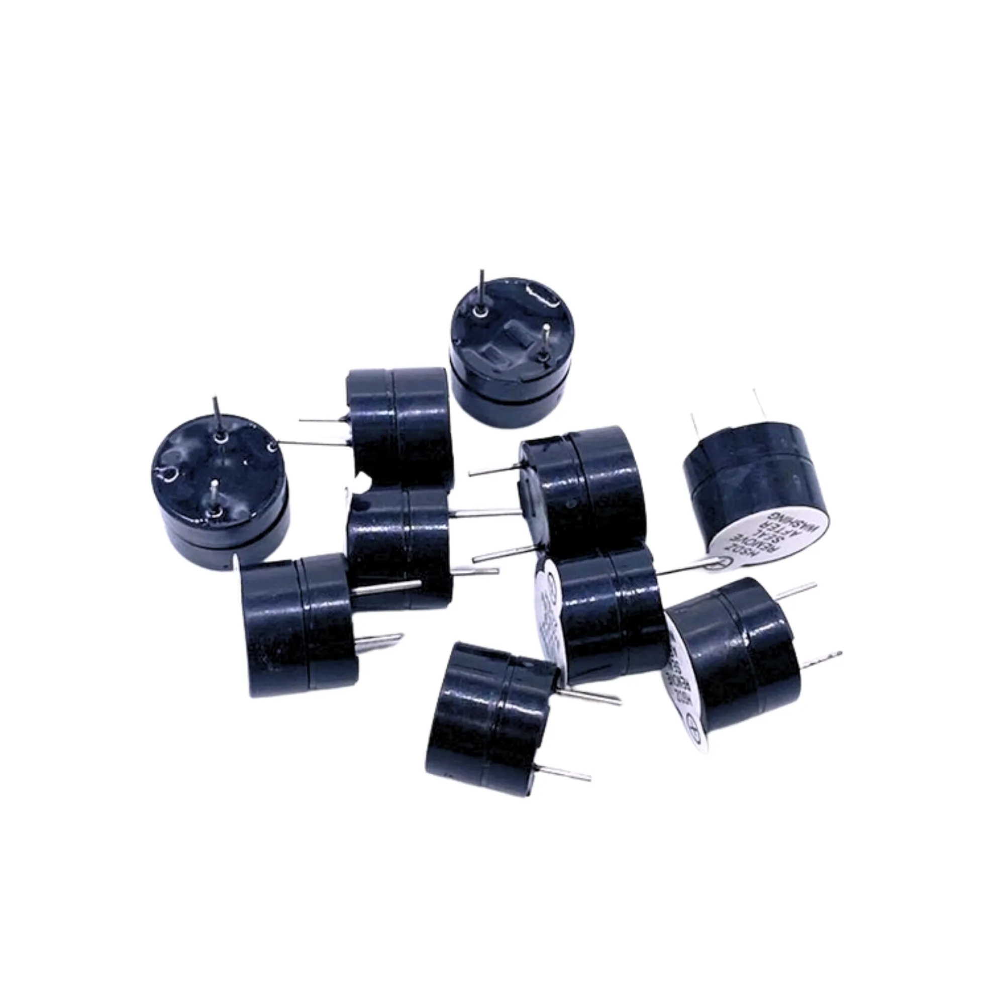 5V Active Piezo Buzzer, Piezoelectric Disc, Piezo Buzzer, Buzzer - Electronic Sound Indicator for Arduino, Alarm Circuit, Doorbell (Pack of 10) 1