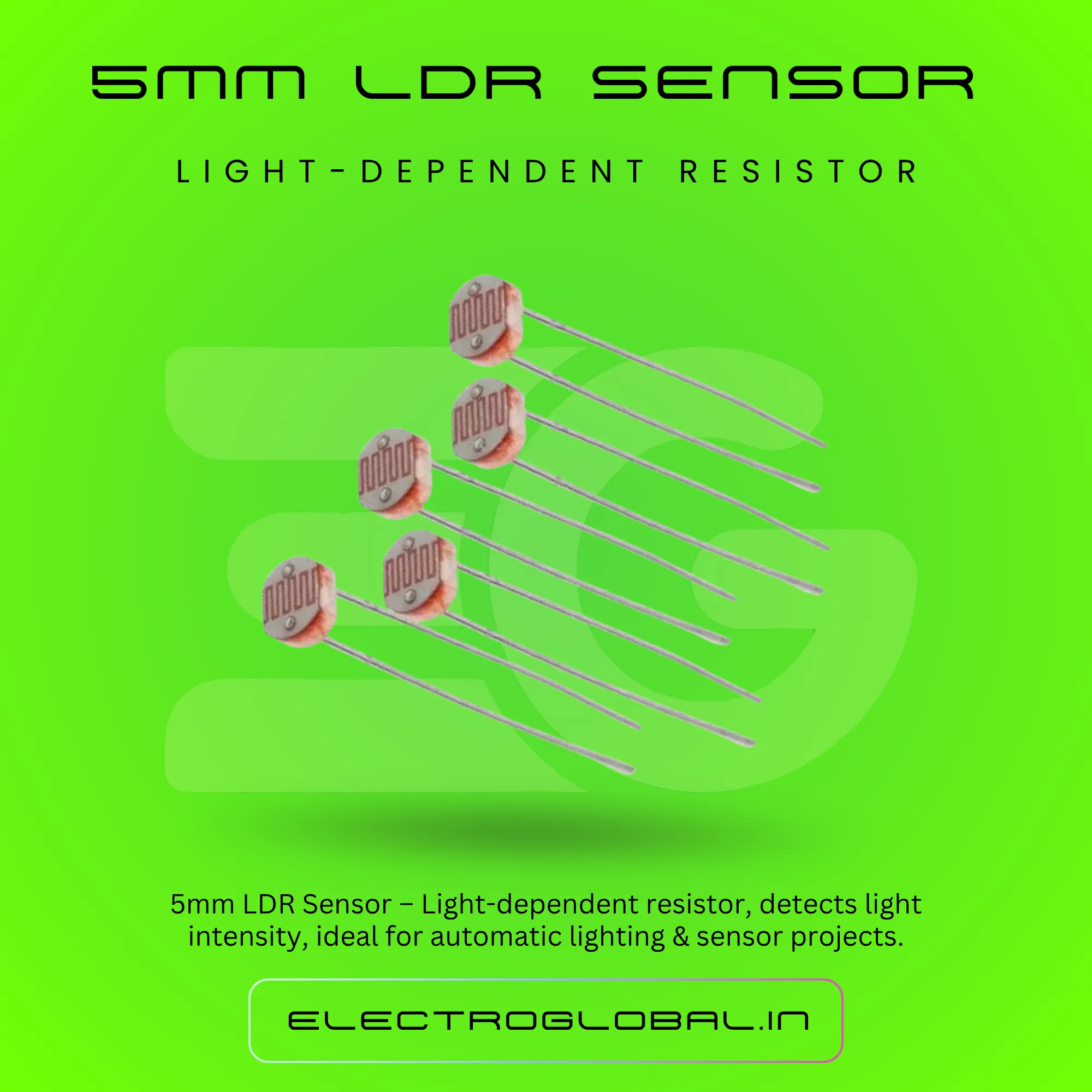 5mm LDR Sensor Module for Enhanced Light Detection Projects 2