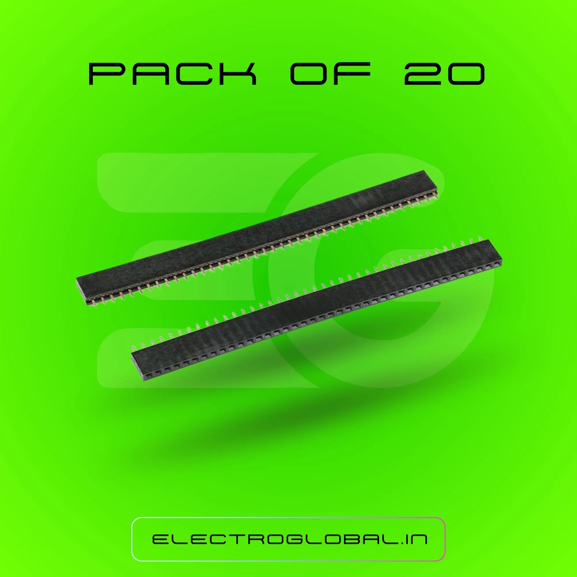 40 Pin Straight Female Header Pins for Reliable Connections 2