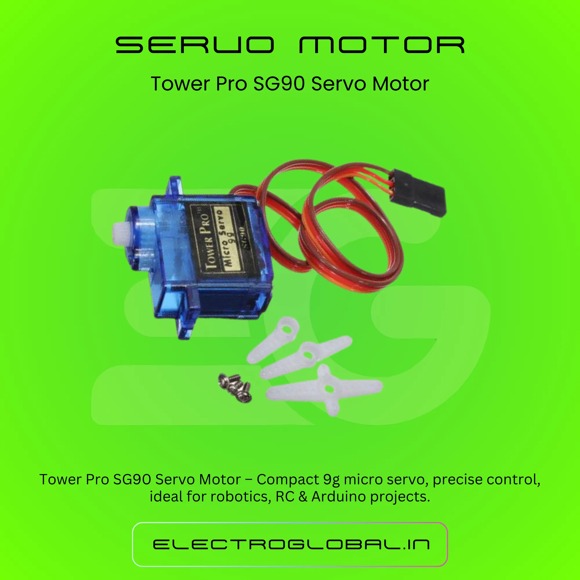 Tower Pro SG90 Servo Motor - High Precision for Robotics 3
