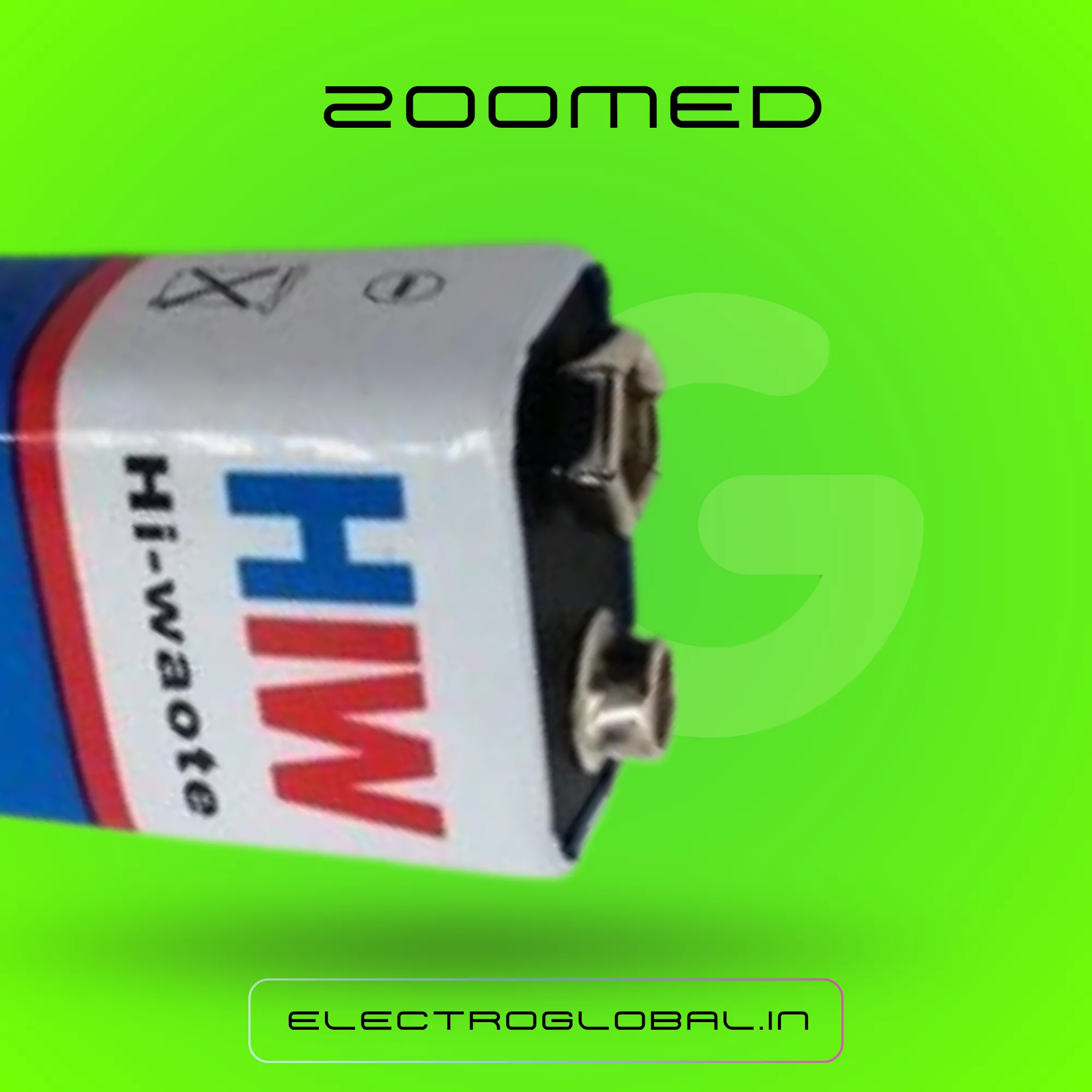 High-Quality 9V Hi-Watt Battery for Electronics Projects 3