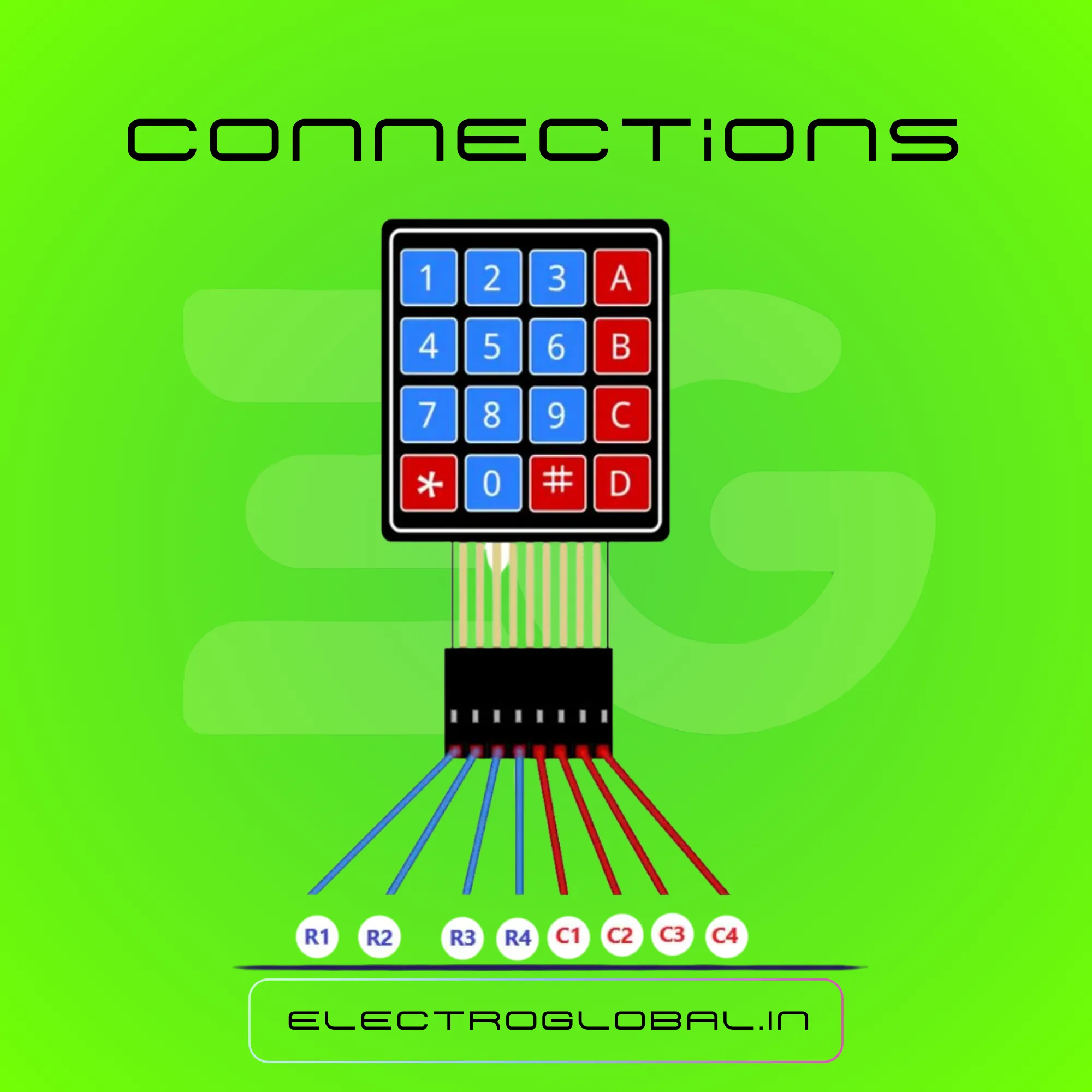 Discover the 4x4 Matrix Membrane Type Keypad for Arduino Kits - Perfect for Robotics Projects and Numeric Input, Enhancing Your Interactive Panel 3