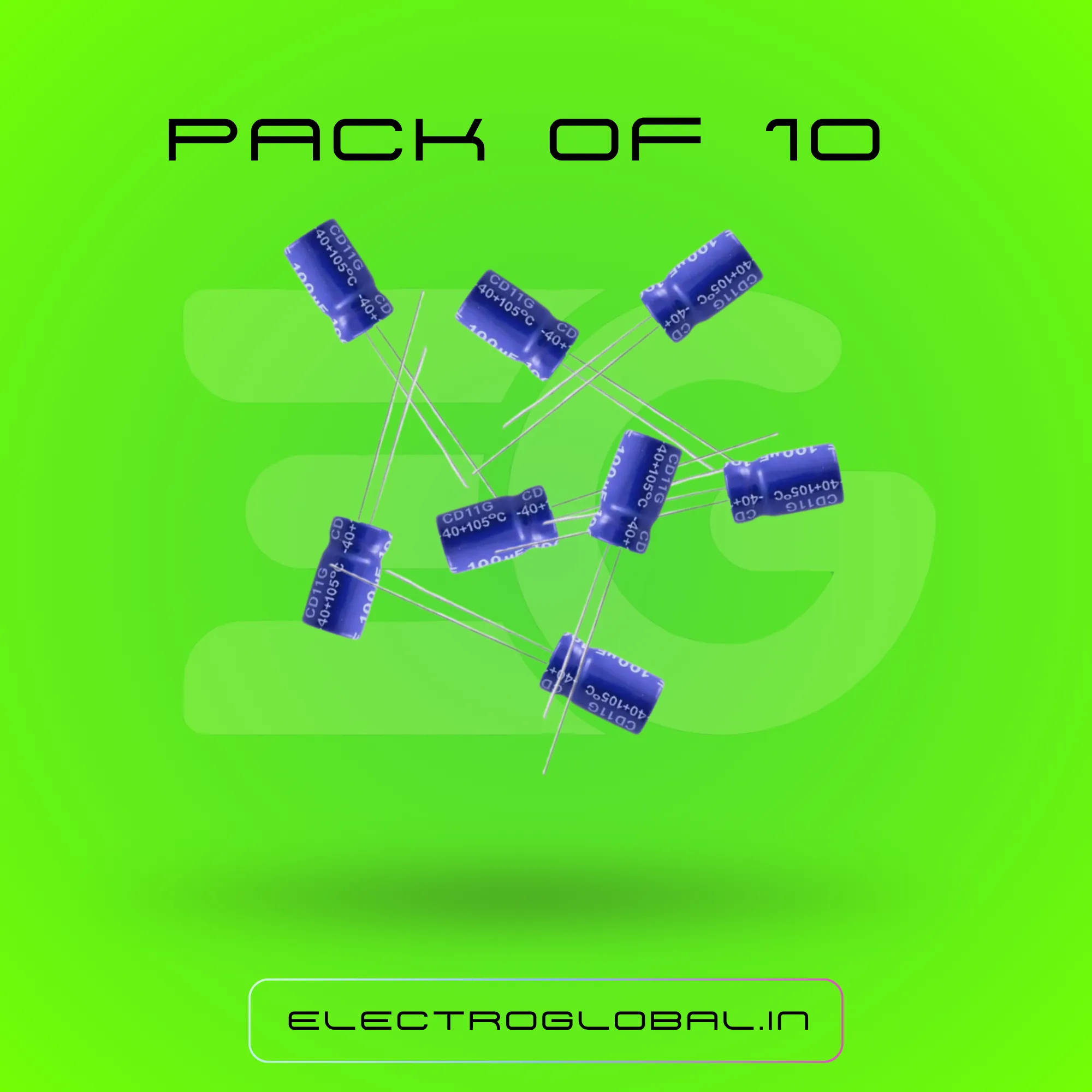 Original 100uF 25V Radial Electrolytic Capacitor for Capacitor Unit, Supporting Charging and Discharging of Capacitor in Amplifiers: What is Capacitor? 3