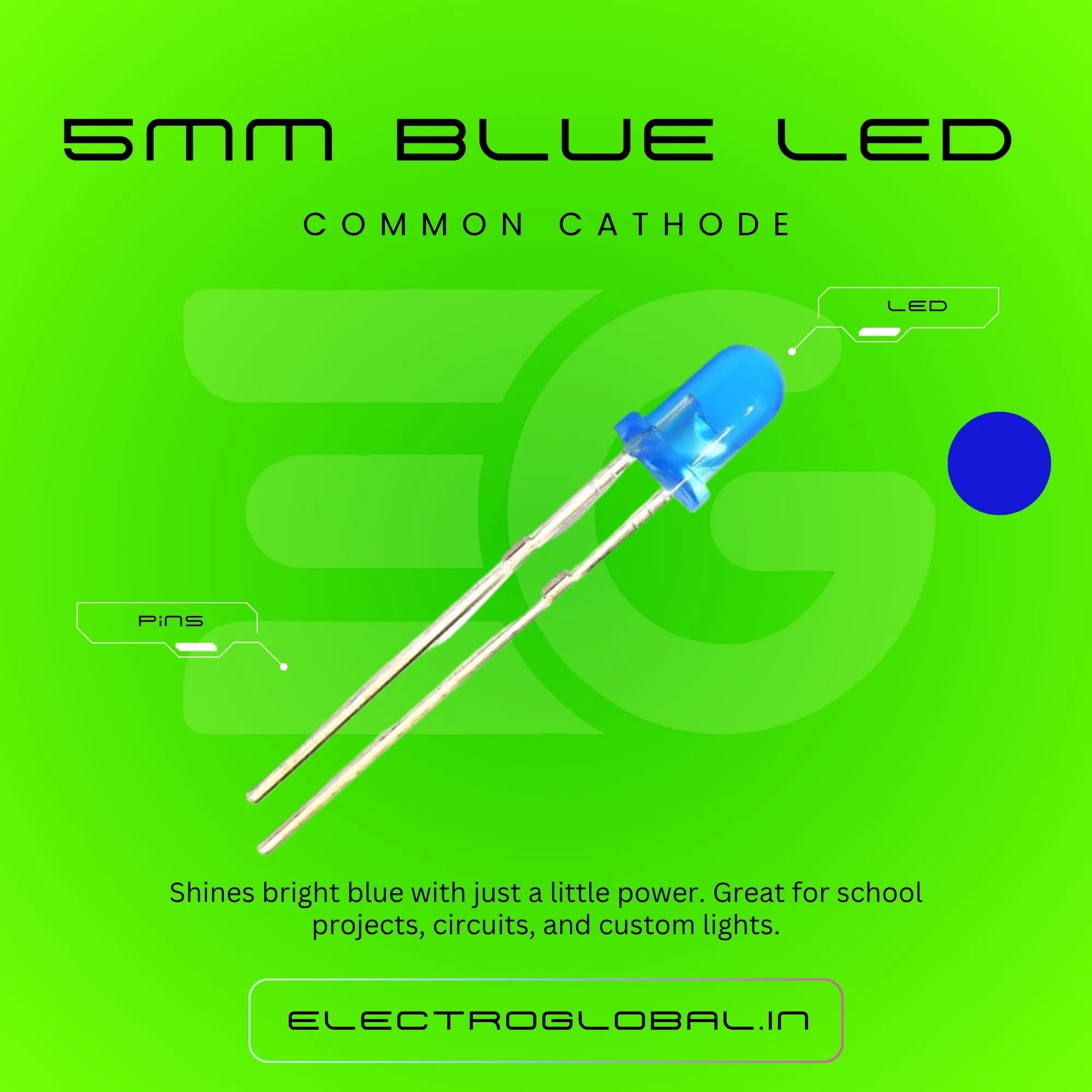 5mm LED Blue Color for Versatile Lighting Solutions 3