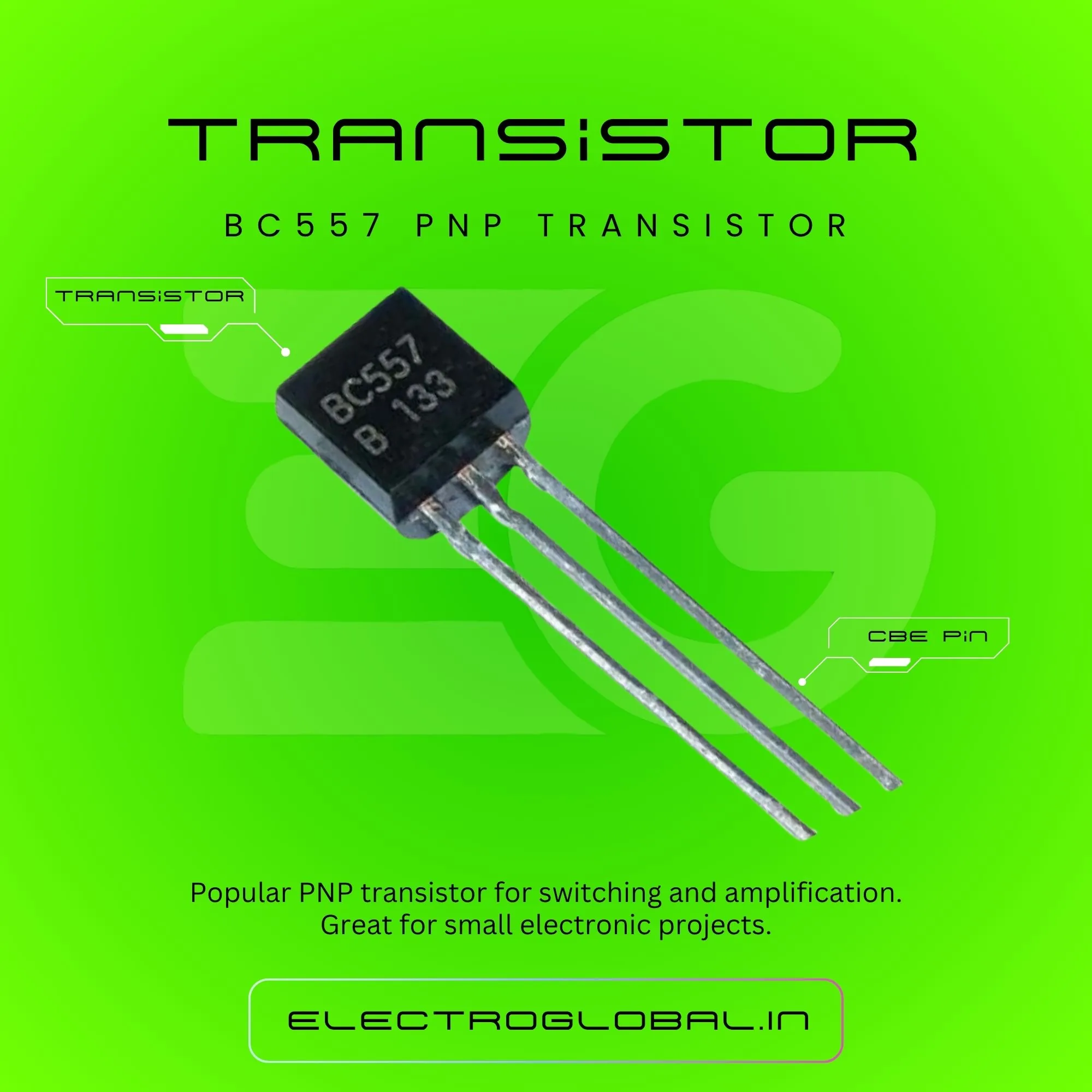 BC557 PNP Transistor - Versatile Switching Solution 4