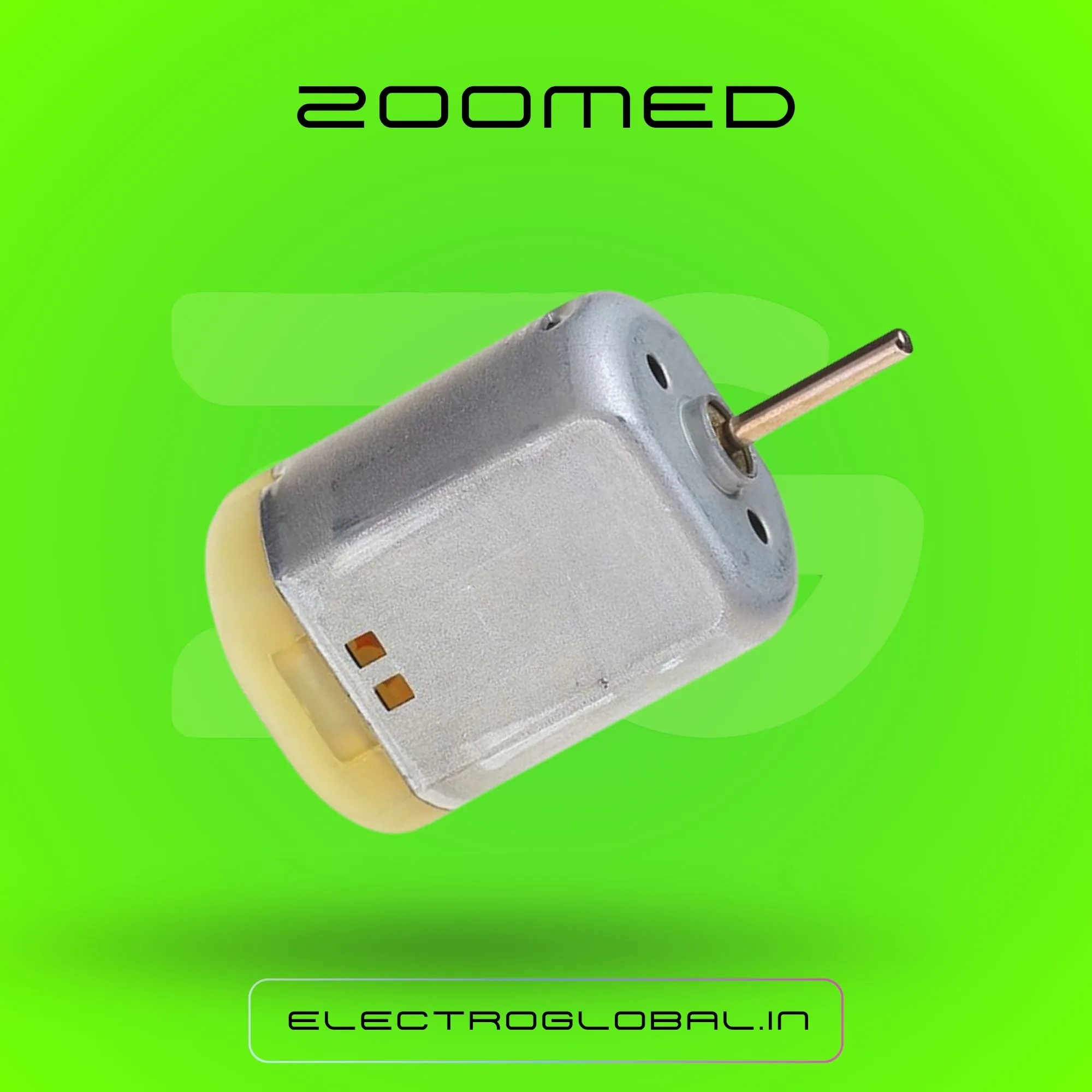 3V Miniature DC Motor for High-Speed Applications 3