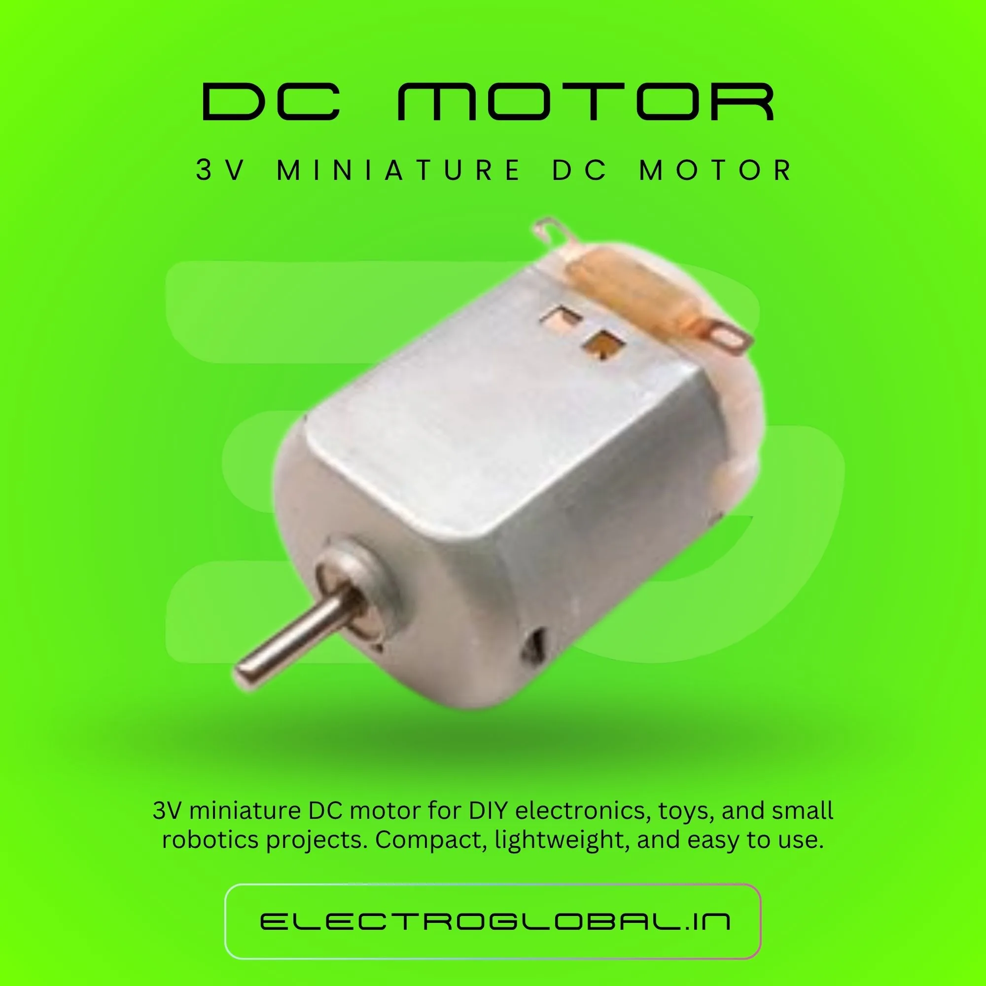 3V Miniature DC Motor for High-Speed Applications 4