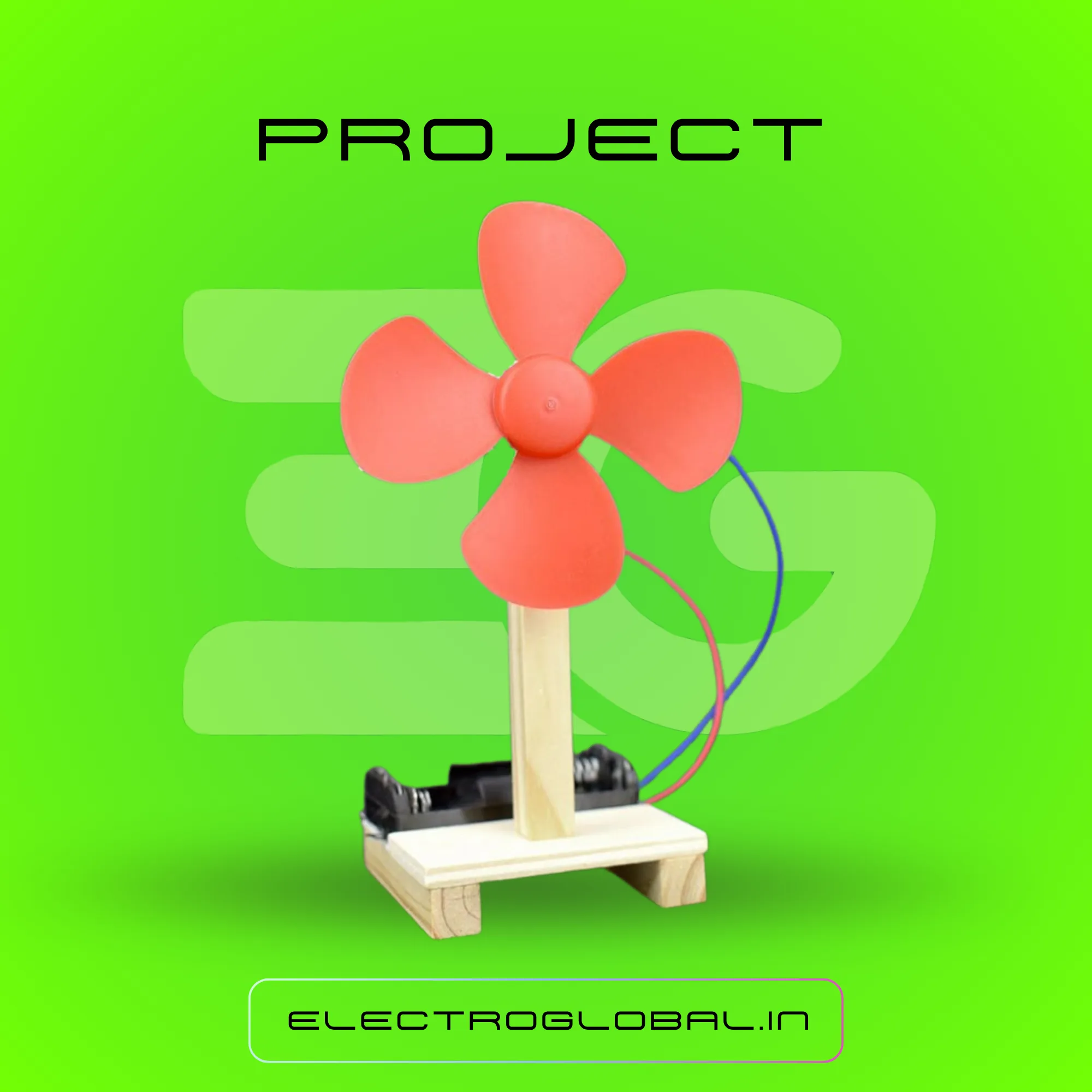 High Speed 5V DC Motor for Small Fan - 12V DC Motor Compatible with Big Motor for DC Fan 12V High Speed with Battery 4