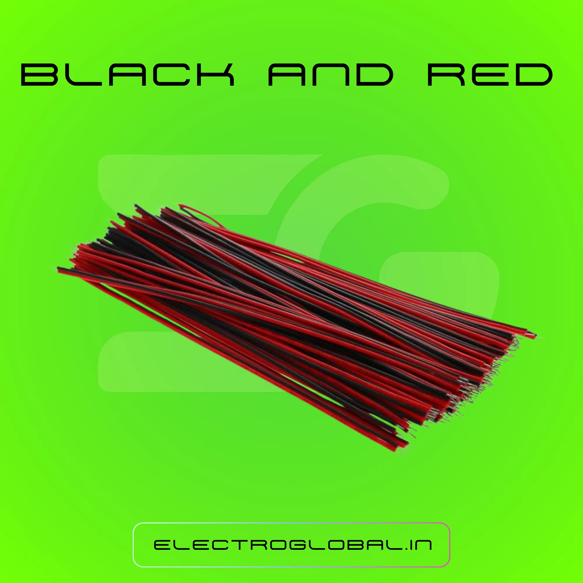 Breadboard Jumper Cable Wires in Red and Black - Versatile Wiring Solution 2