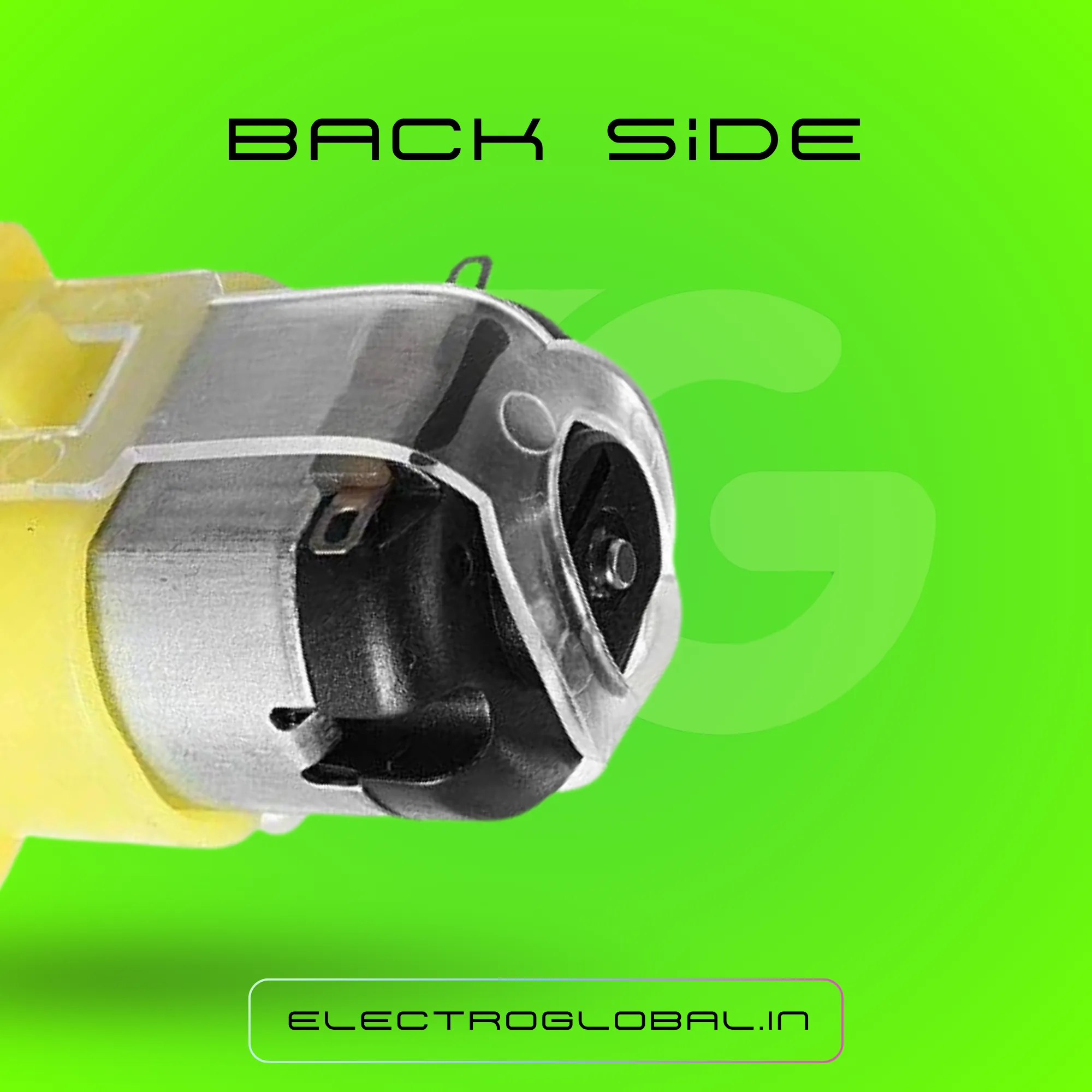 Dual Shaft DC Geared Motor 100 RPM - High Torque Performance 3