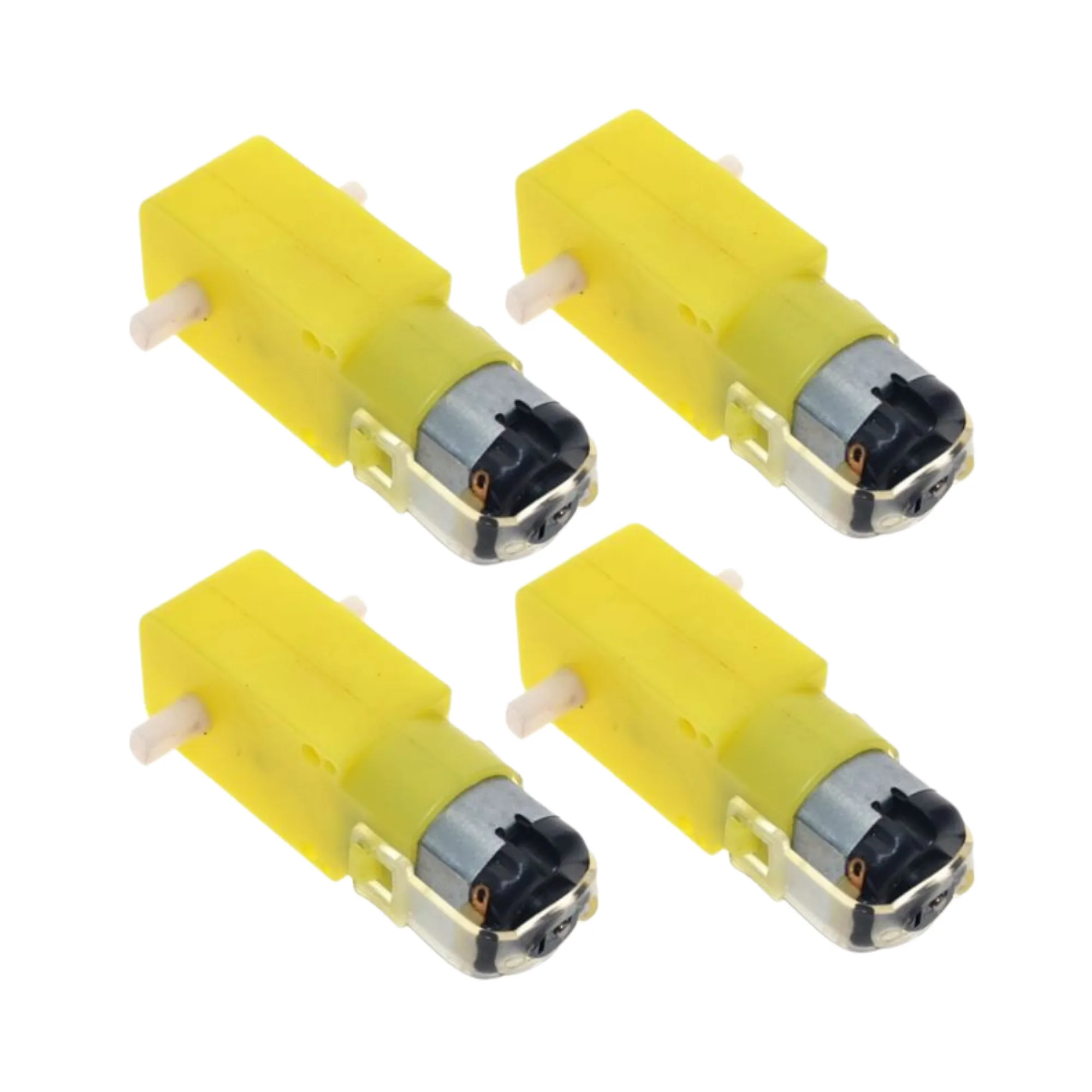 Dual Shaft DC Geared Motor with Gearbox | DC Gear Motor for Robots, Toy Cars and Moving Models | Wheel Motor, Gear Motor, Motor Drive