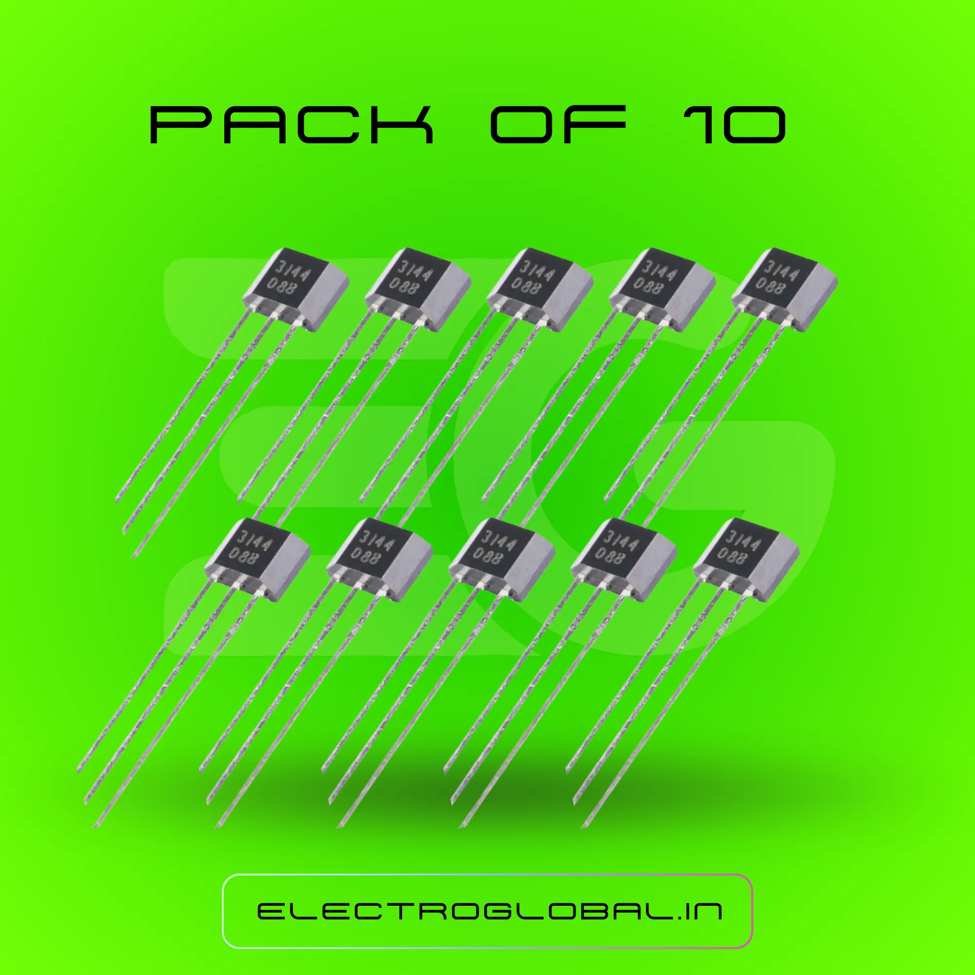 A3144 Hall Effect Sensor for Various Applications, Including Hall Sensor, Hall Effect Sensor Controller, and More 3