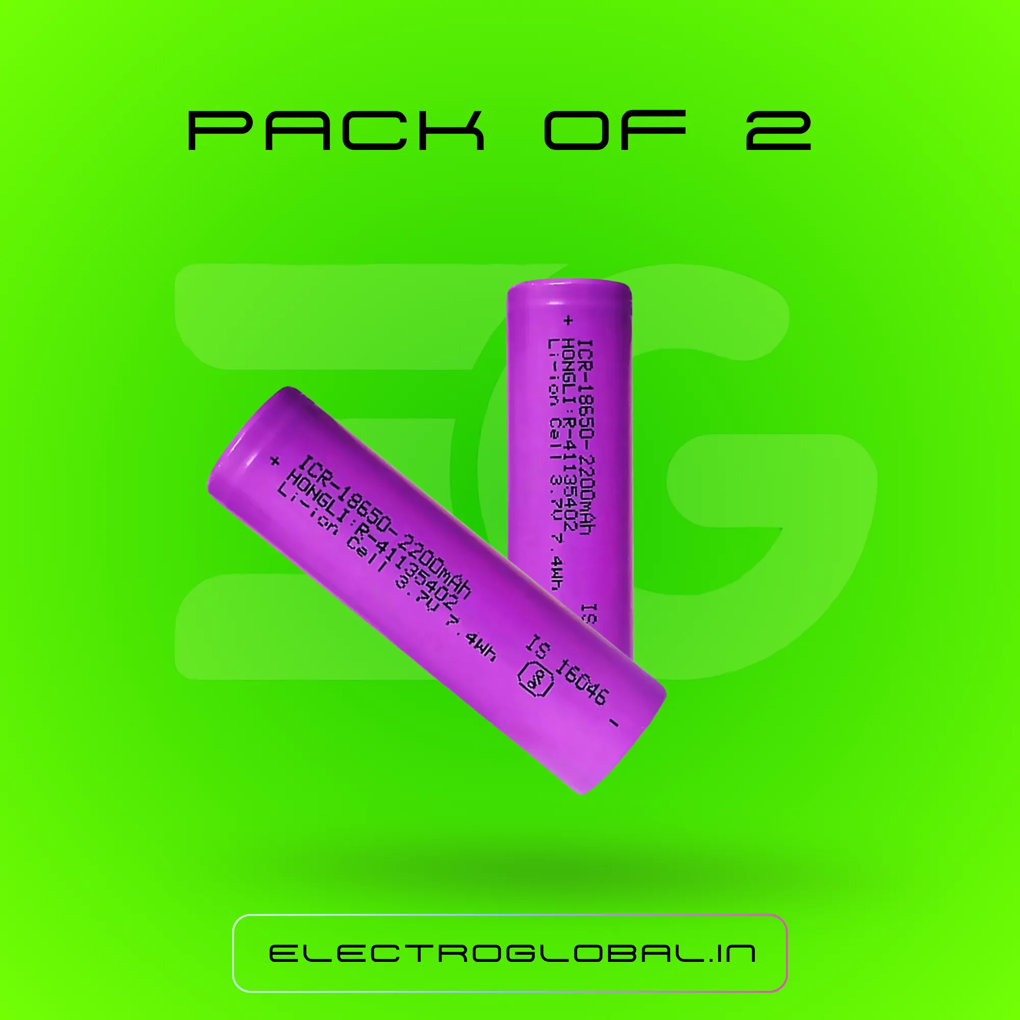 High-Performance 1200mAh Battery for RC Cars: Rechargeable 18650 Battery Cell with 3.7V Lithium Ion Power Supply 5