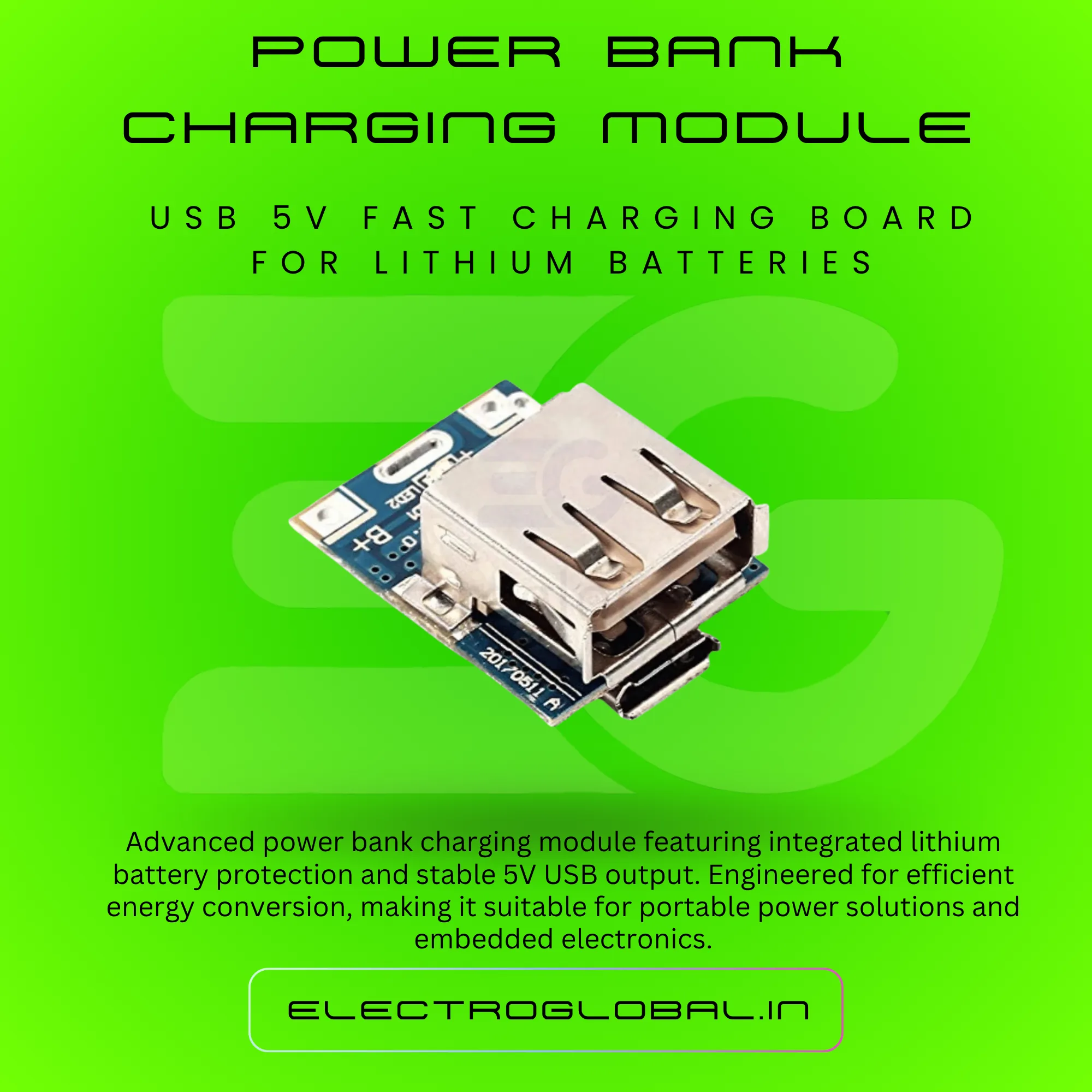 USB 5V Lithium Battery Protection Module for Boost Converter, Charging Module, DC to DC Step Up Converter, Charging Board, DC Converter alternate