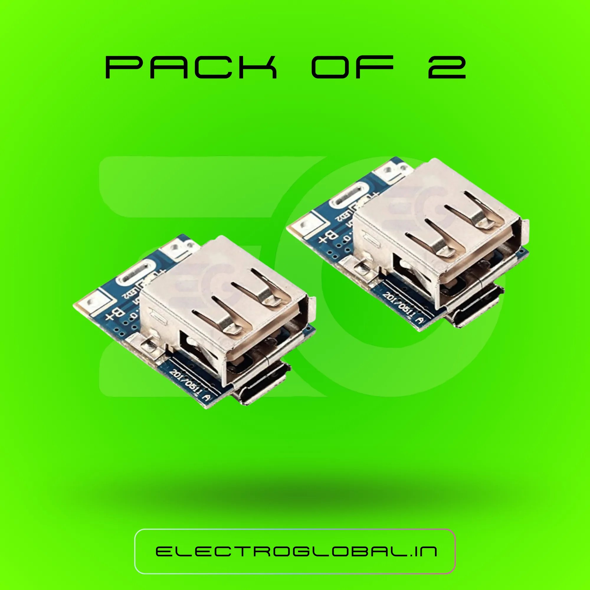 USB 5V Lithium Battery Protection Module for Boost Converter, Charging Module, DC to DC Step Up Converter, Charging Board, DC Converter 3