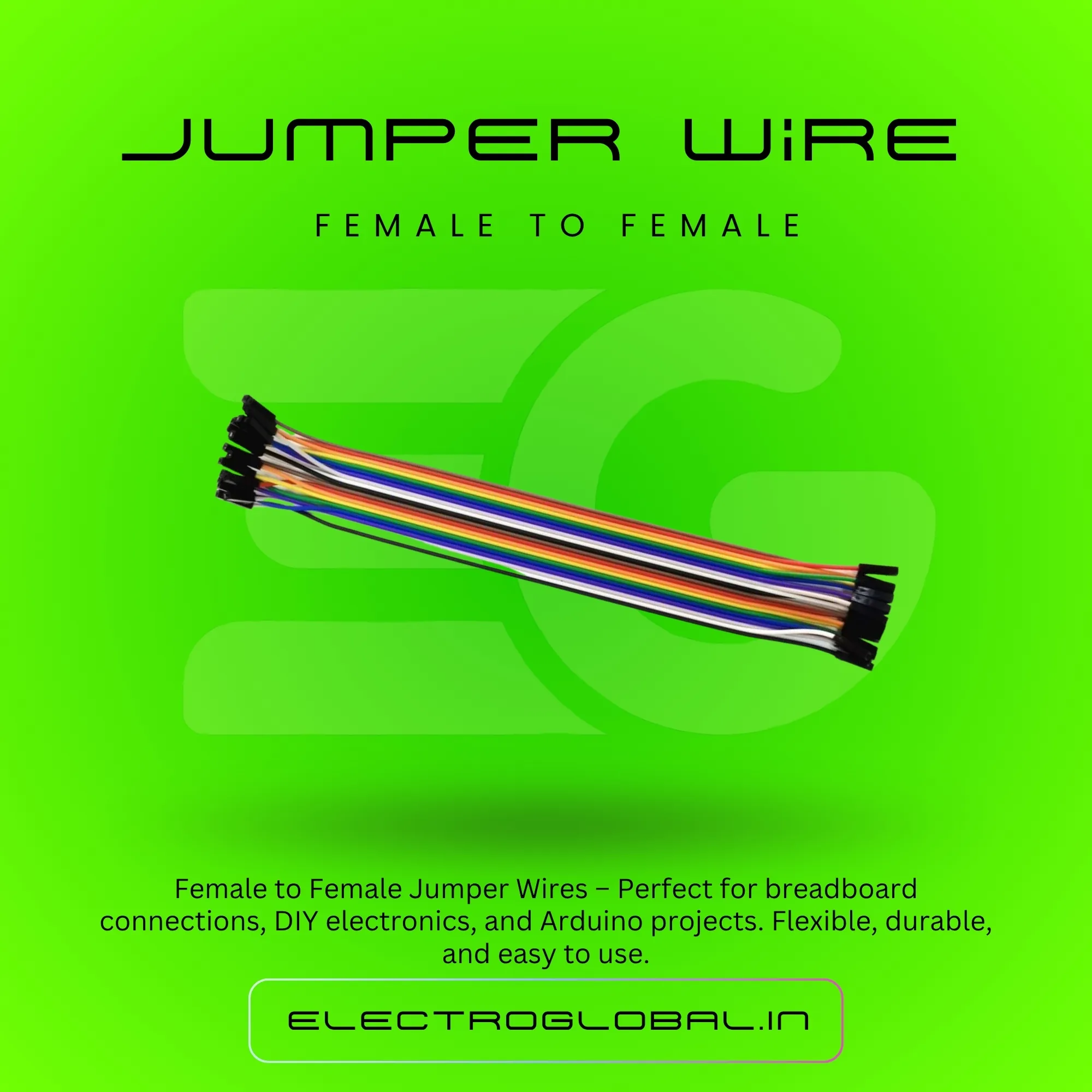 Jumper Wires Female to Female for Connecting Wires, Jumper Cables, and Male to Female Jumper Wires for Breadboard Projects alternate