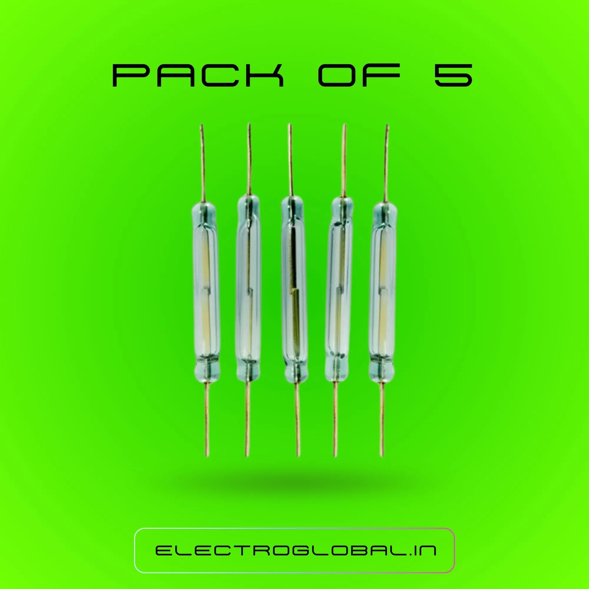 High-Quality Reed Switch Pack of 5 for Electronic Projects 2