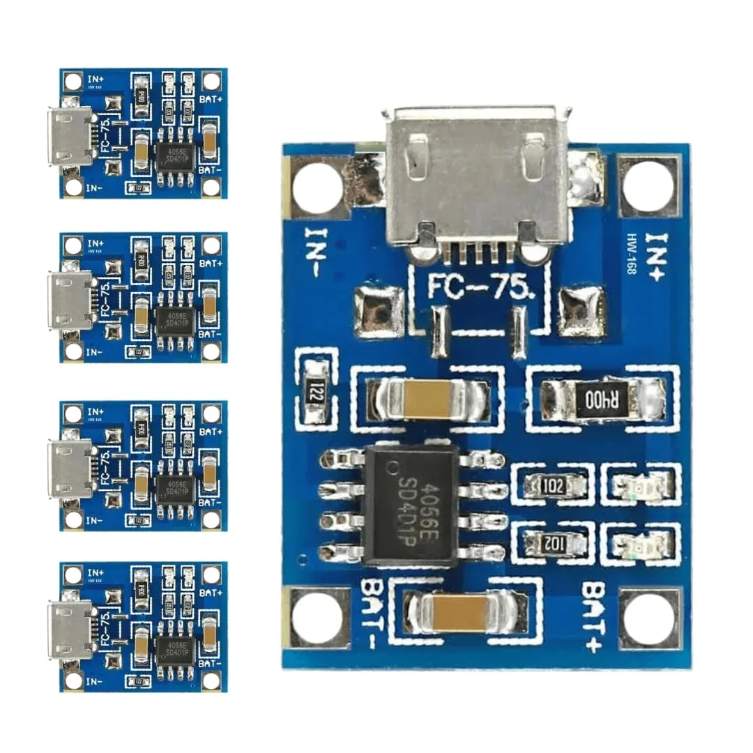 TP4056 Micro USB Battery Charger Module for Lithium Batteries alternate