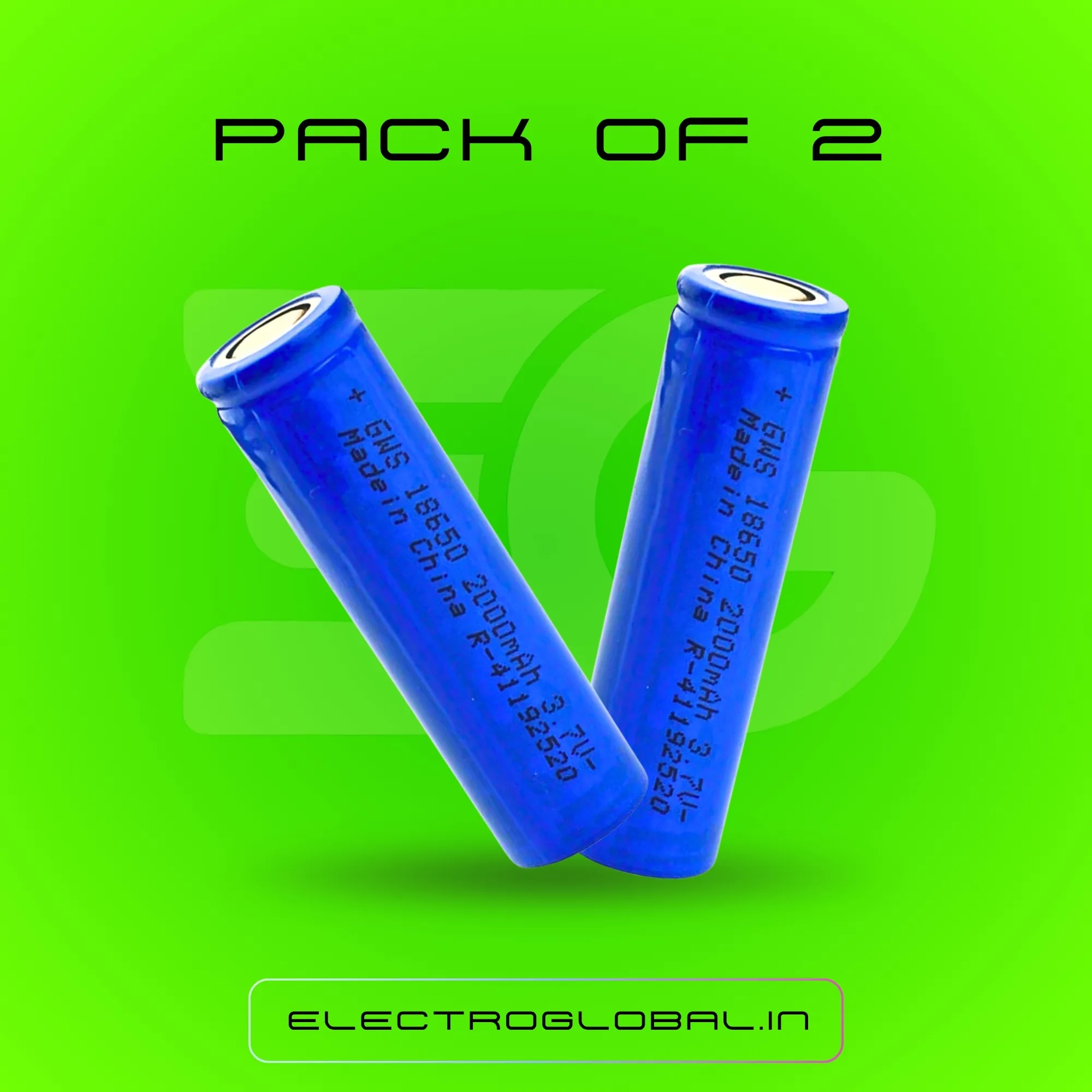 2000mah 3.7v 18650 li-ion lithium rechargeable cell battery for 18650 battery 3.7v, 3.7 volt battery, lithium ion battery, lithium battery cell (Pack of 1) 6