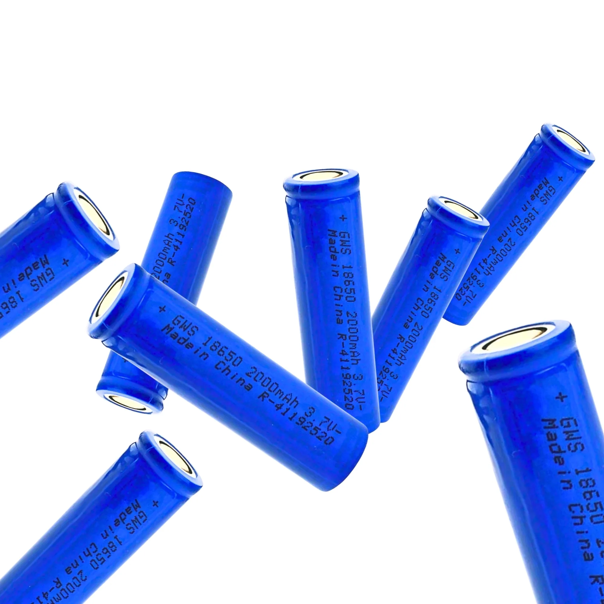2000mah 3.7v 18650 li-ion lithium rechargeable cell battery for 18650 battery 3.7v, 3.7 volt battery, lithium ion battery, lithium battery cell (Pack of 8) 1
