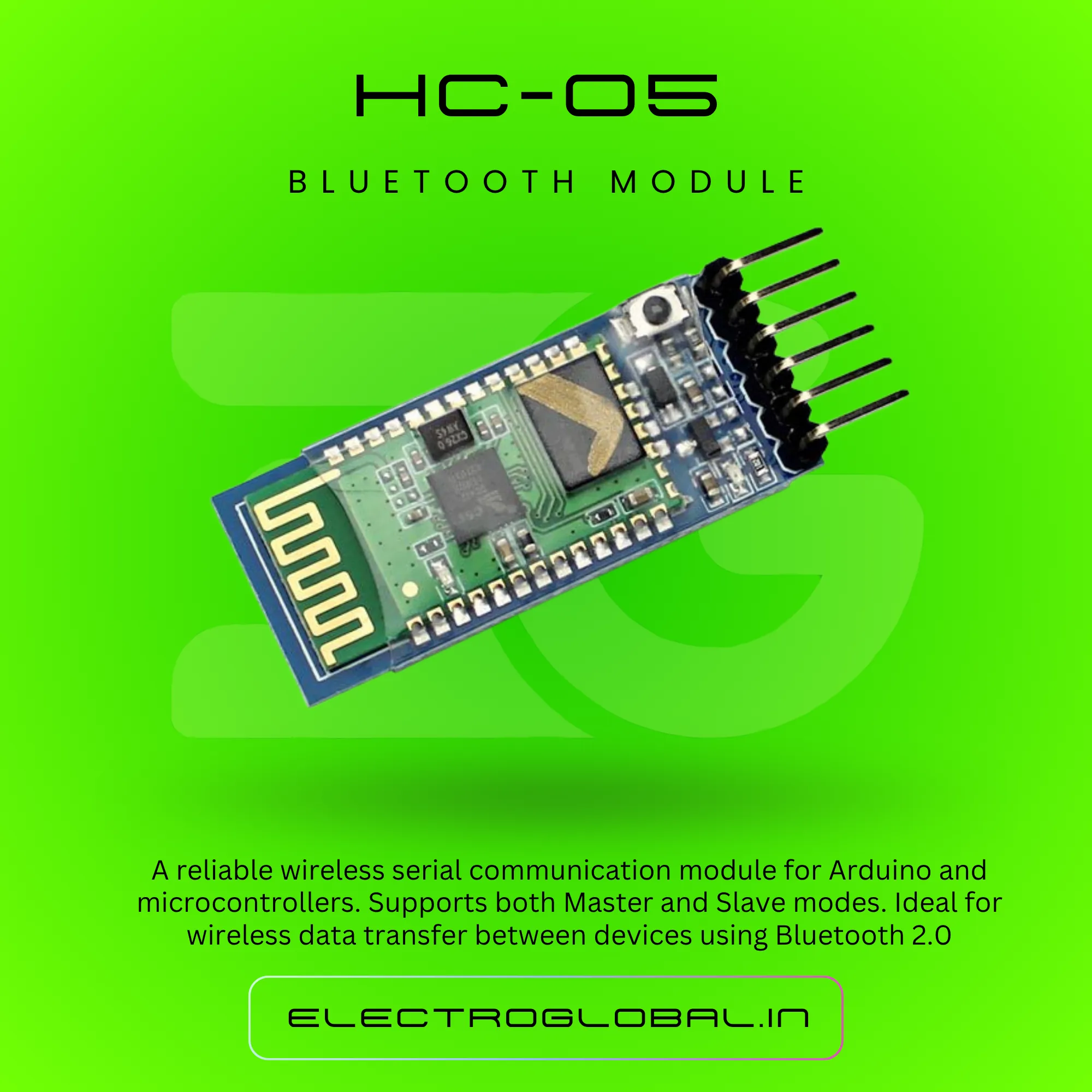 HC-05 Bluetooth Module: Bluetooth HC-05 Module for Arduino, Compatible Bluetooth Module for Projects, HC 05 Bluetooth alternate