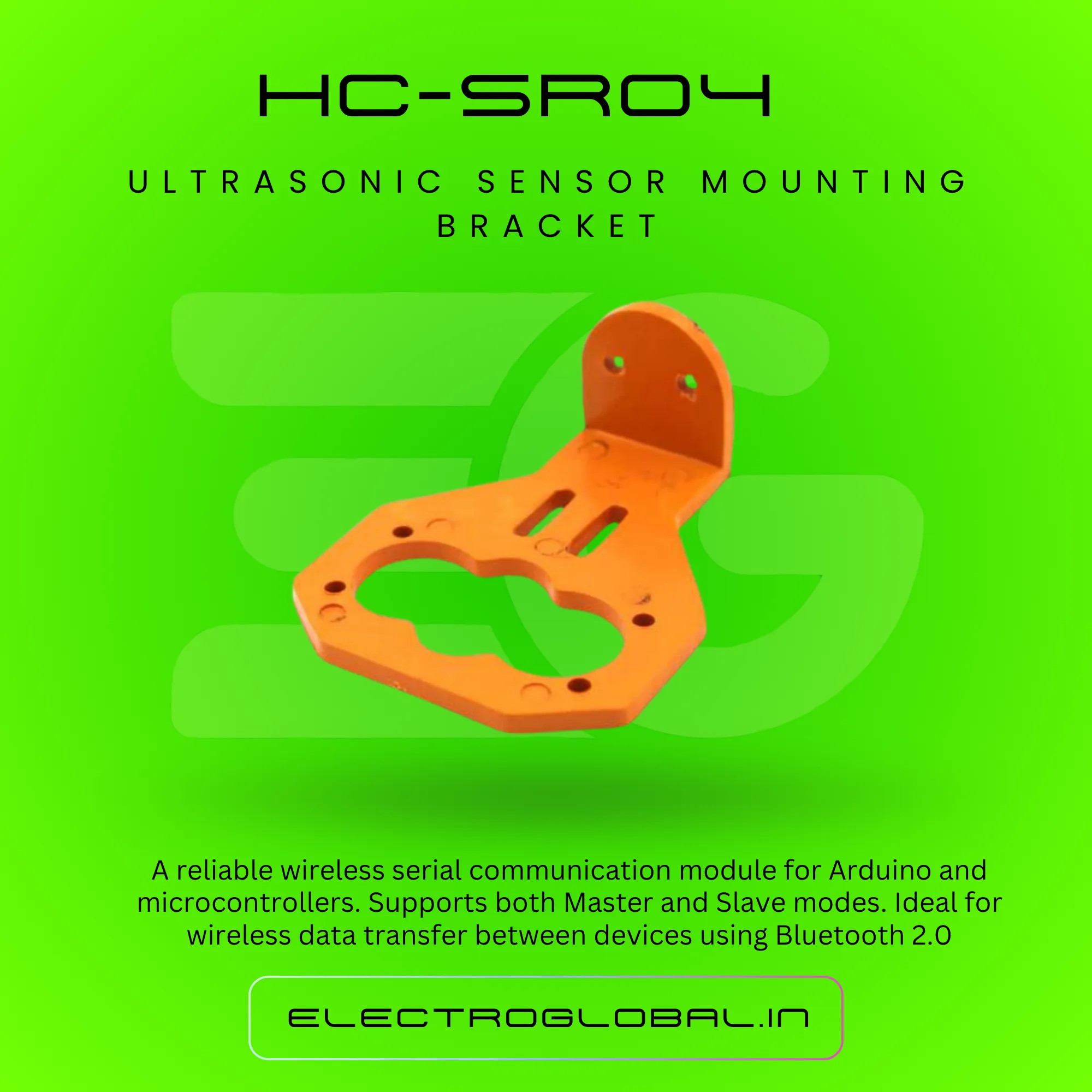 HC-SR04 Ultrasonic Sensor Mount, Sensor Holder for Ultra Sonic Sensor, Compatible with HC SR04 Ultrasonic Sensor alternate