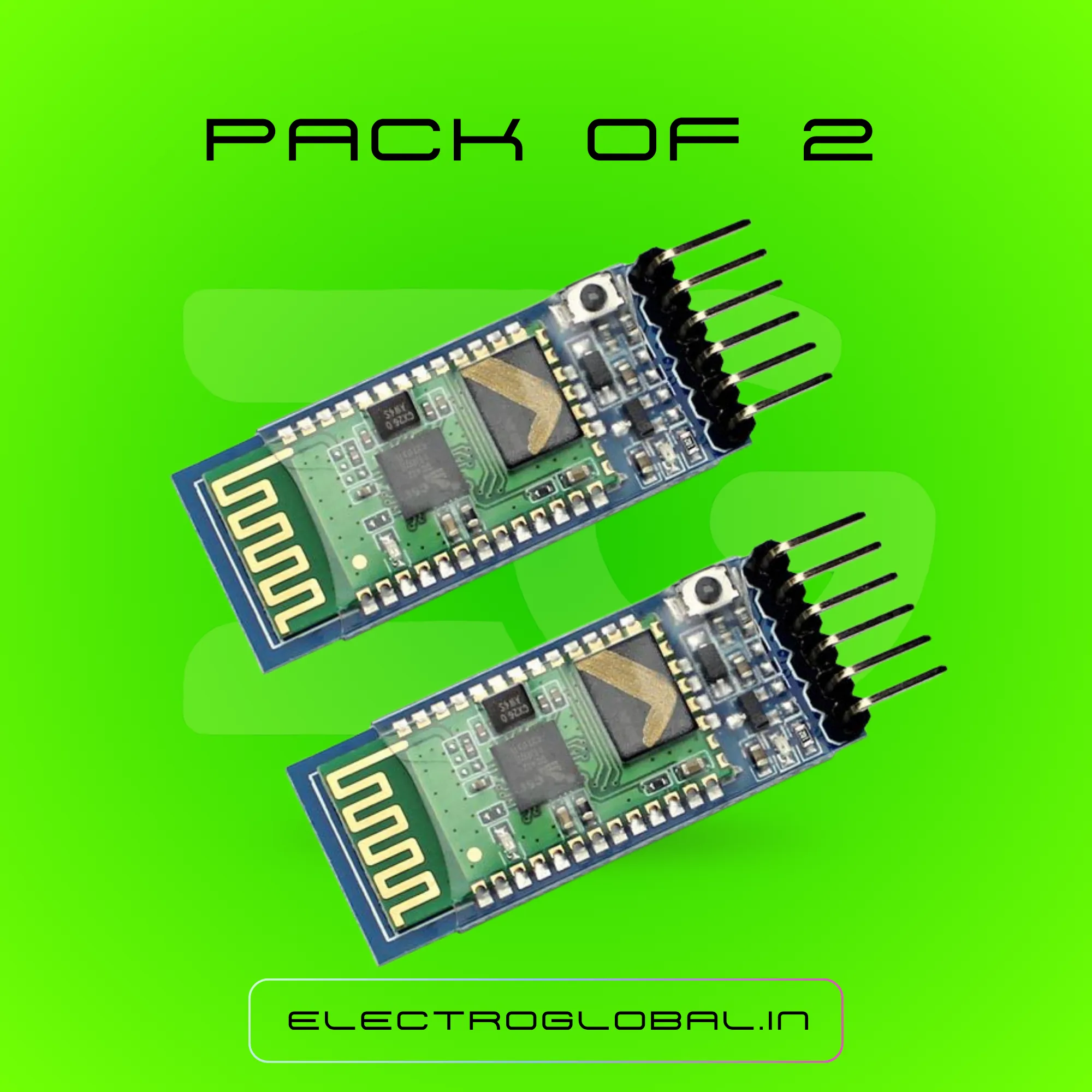 HC-05 Bluetooth Module | Bluetooth HC-05 Module, HC 05, Bluetooth Module | Wireless Control and Serial Data Transfer (Pack of 2) 3