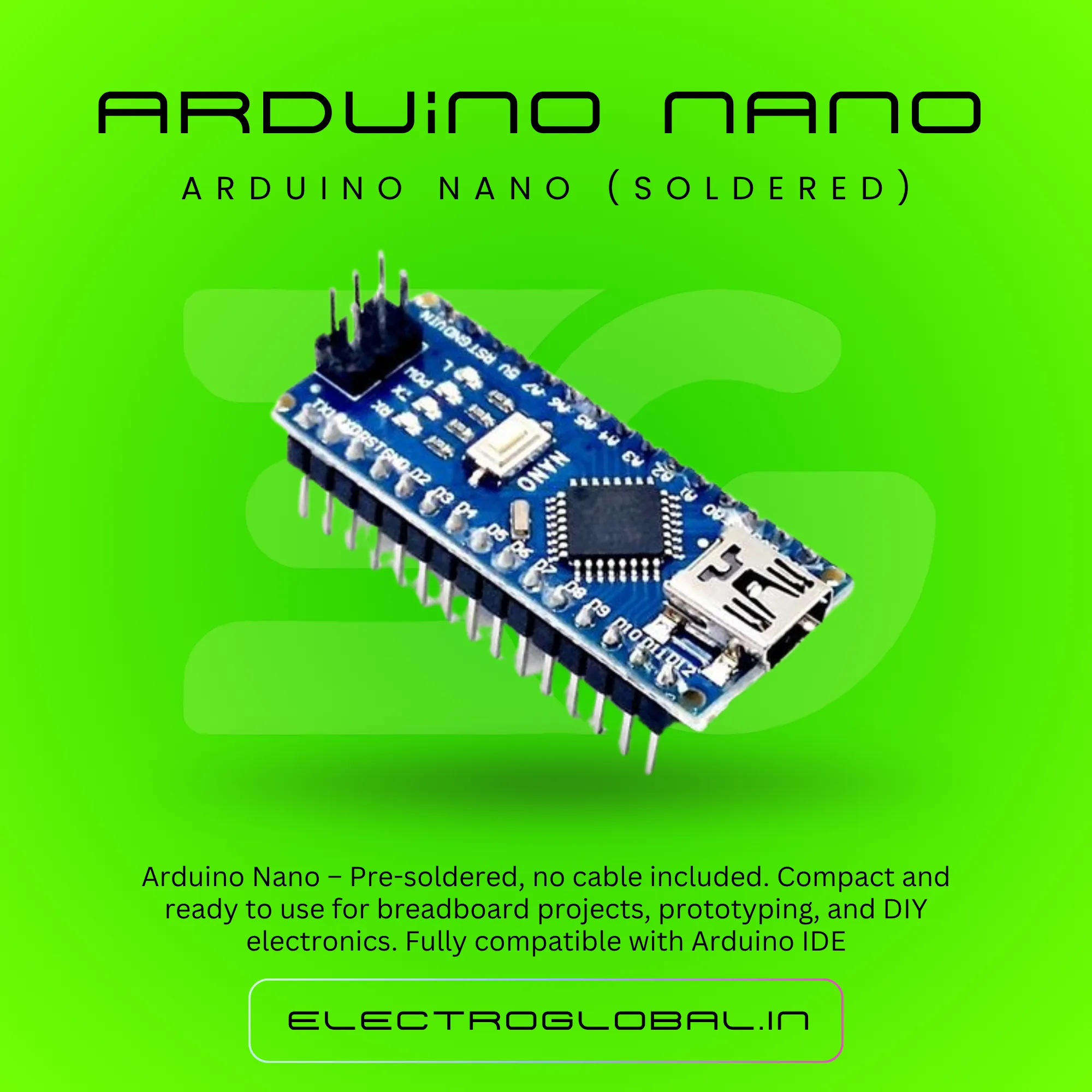 Buy Arduino Nano Board: Compact Arduino Nano for DIY Projects, Arduino, Arduino Nano Board, an Essential Arduino Board for Tech Enthusiasts alternate