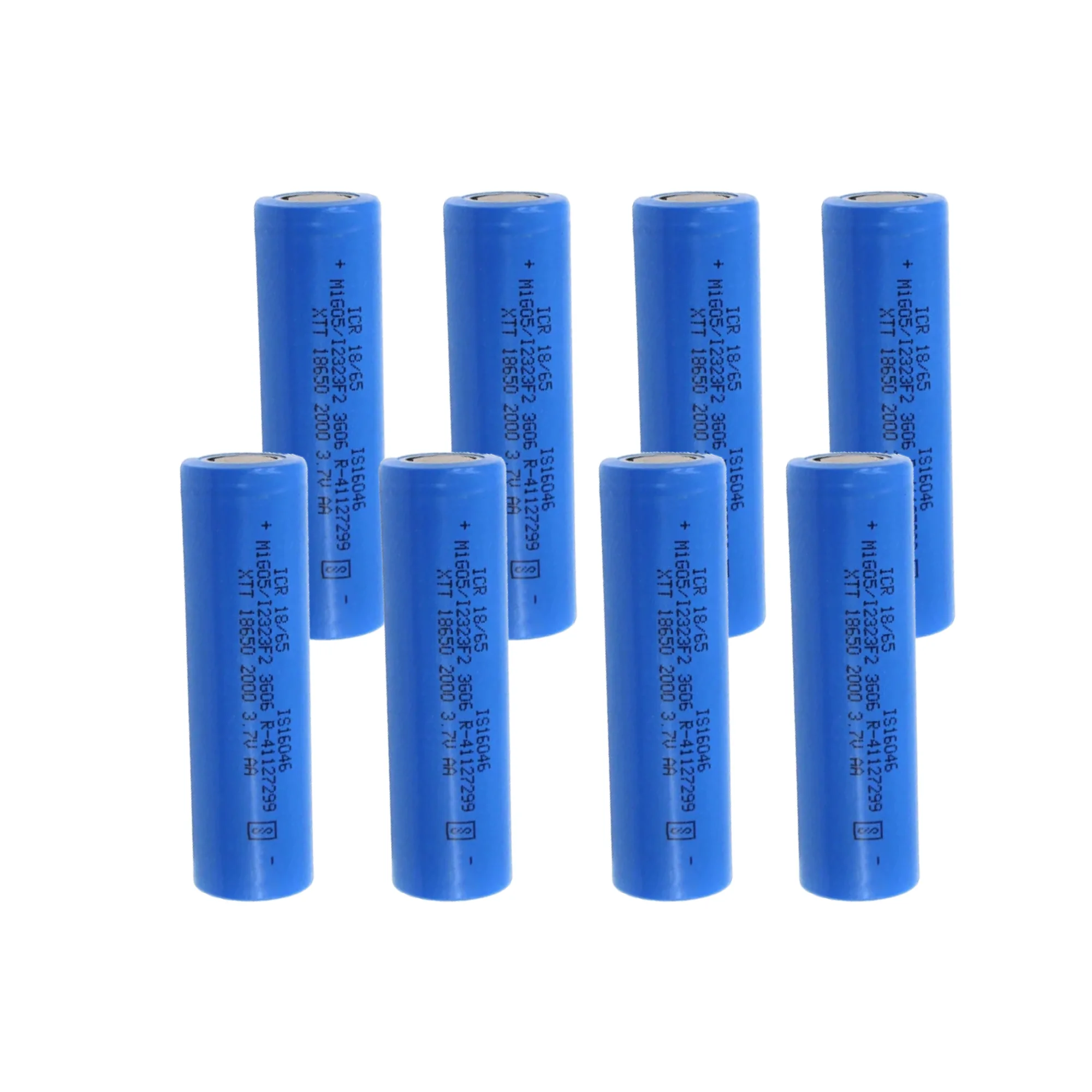 2000mAh 3.7V Lithium Ion Battery Cell, 3.7 Volt Rechargeable Battery, 2000mAh Battery | For Battery Packs, Power Banks and LED Lights