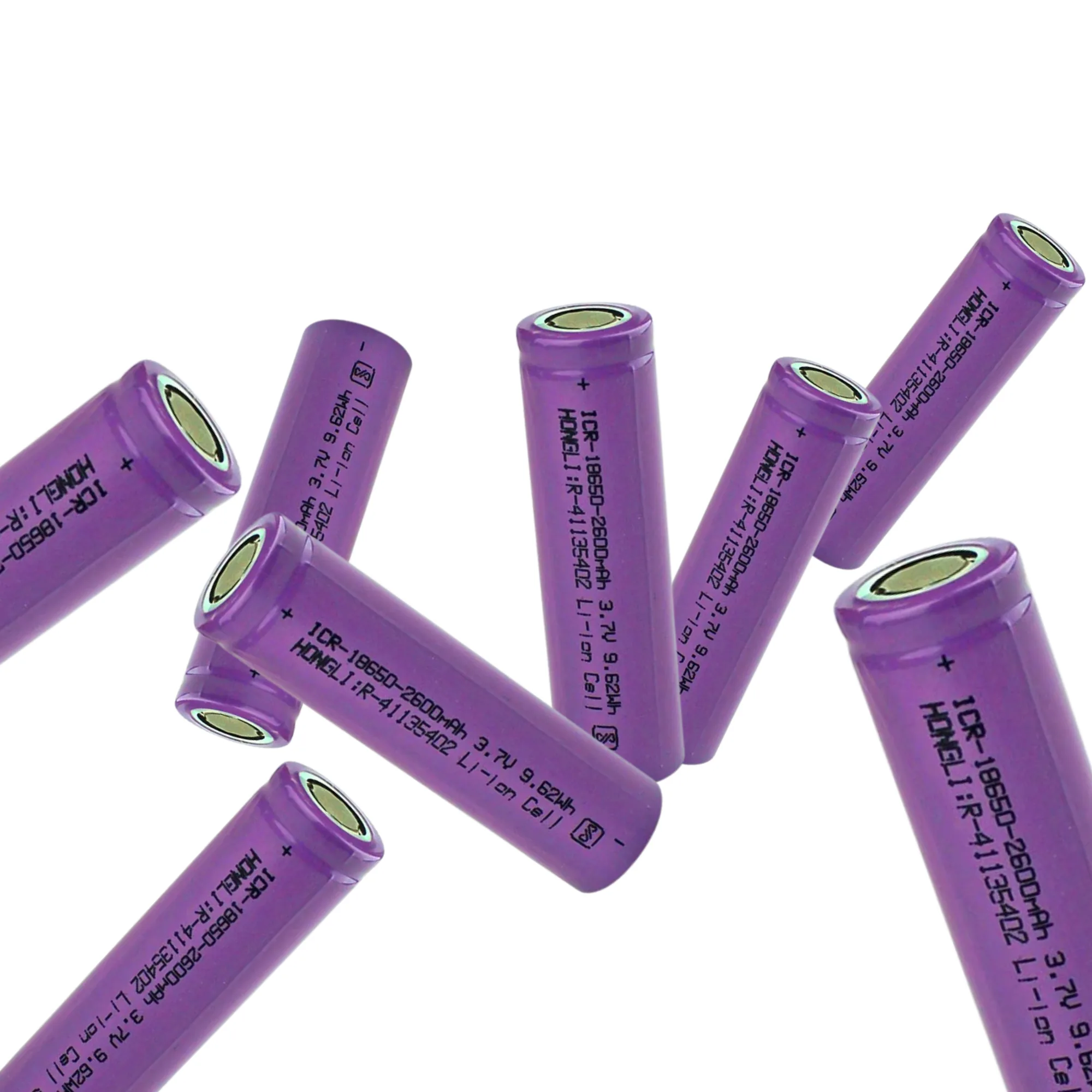 2600mAh 3C Lithium Rechargeable Battery: Li Ion 3.7V Rechargeable Battery Compatible with 2600mAh 18650 Battery, Lion 18650 Battery for RC Car