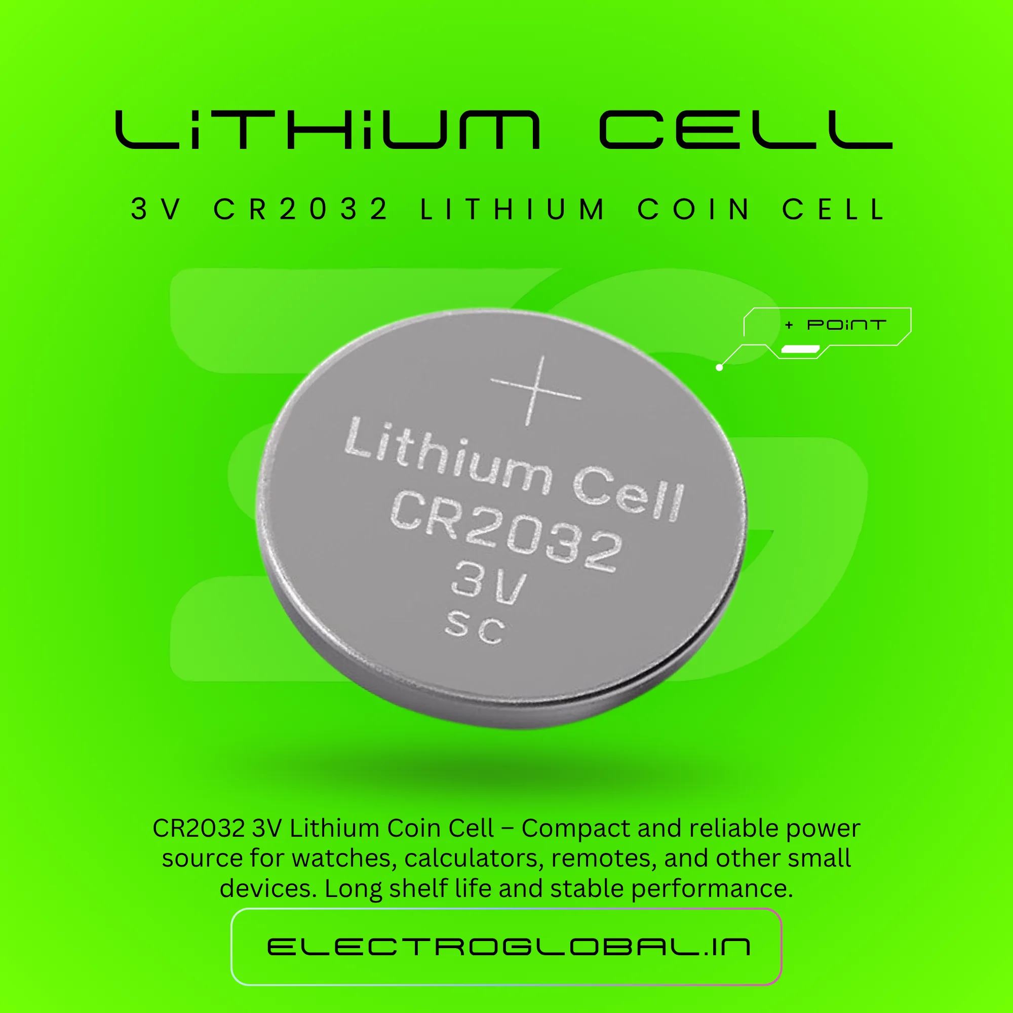 CR2032 Micro Lithium Coin Cell 3V: CR 2032 Battery for Car Key, CR2032 Lithium 3V Coin Battery, Watch Battery, Lithium Ion Battery, Button Cell Battery 2