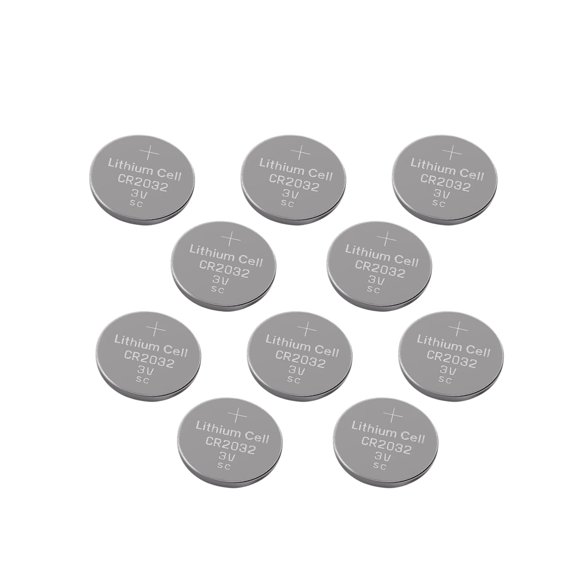 CR2032 Micro Lithium Coin Cell 3V: CR 2032 Battery for Car Key, CR2032 Lithium 3V Coin Battery, Watch Battery, Lithium Ion Battery, Button Cell Battery