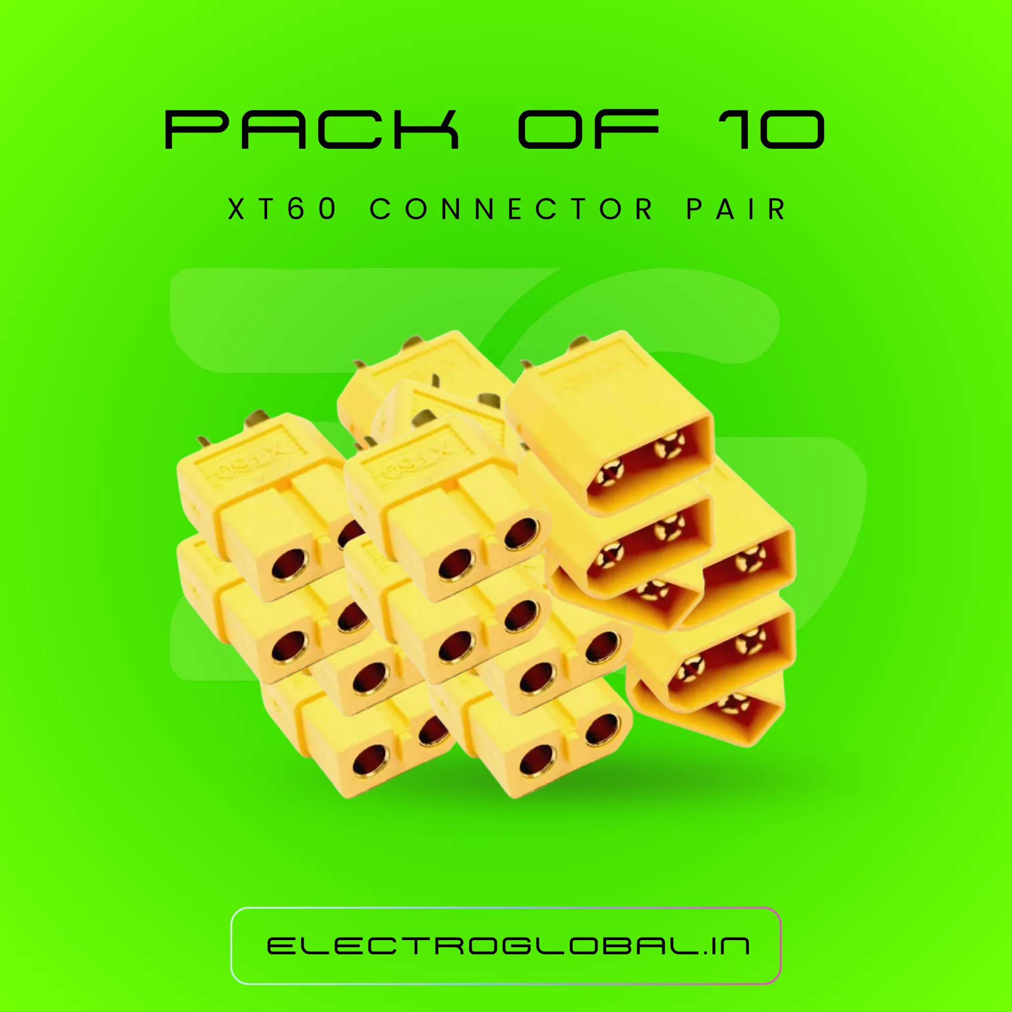 XT60 Connector - Male and Female Pair for RC Battery Connector and Male Female Wire Connector 2 Pin 5