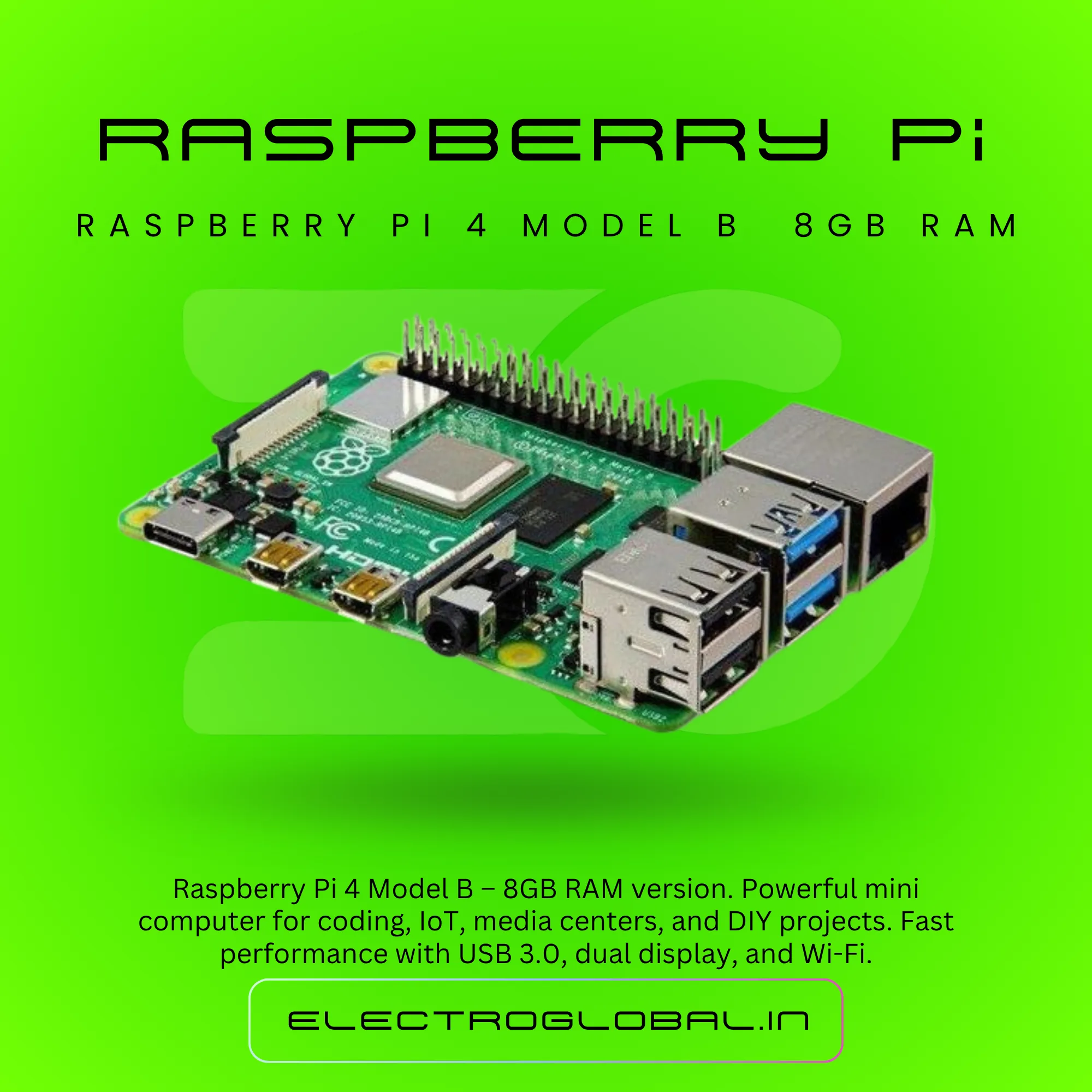 Raspberry Pi 4 Model B 8 GB RAM - Raspberry Pi Mini PC for Raspberry Pi 4 8GB, Raspberry Pi 4, Raspberry, and Raspberry-Pi alternate