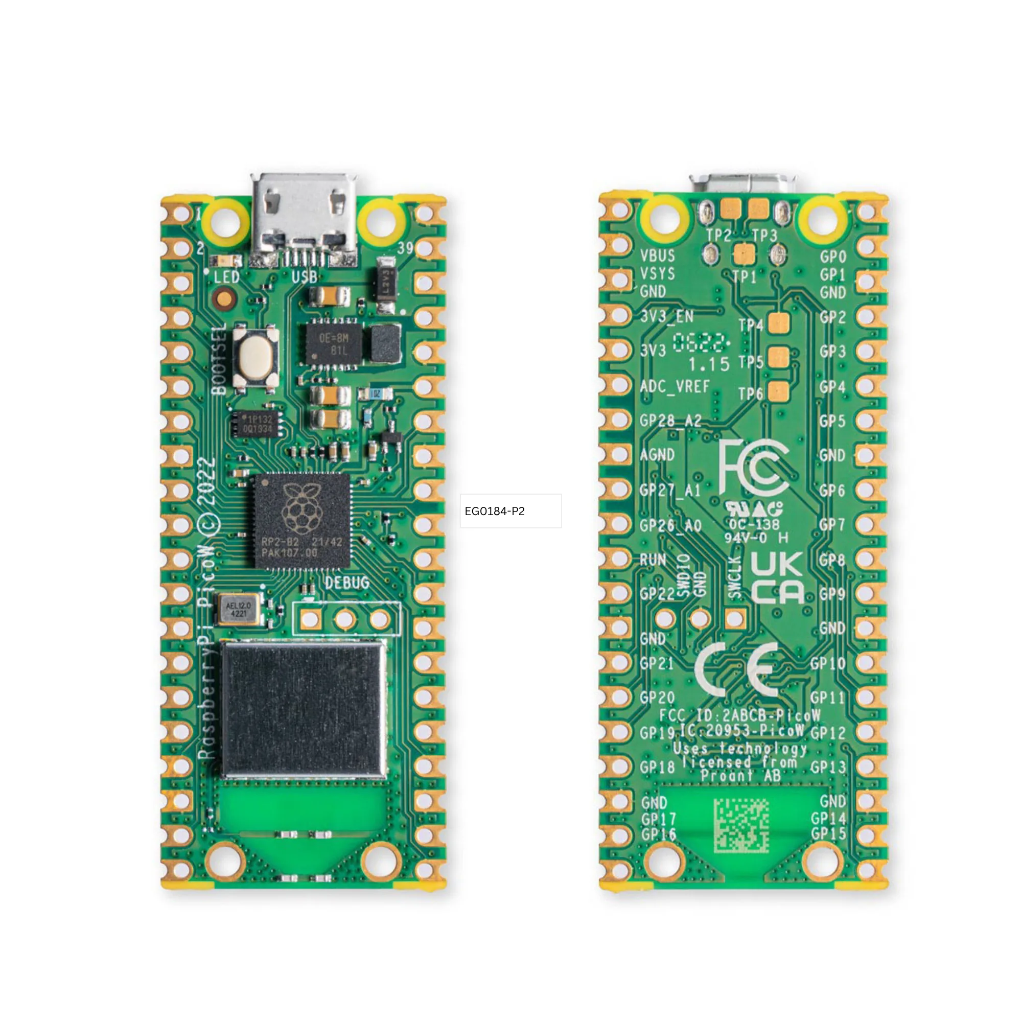Original Raspberry Pi Pico W for Raspberry Pi Pico, Raspberry Pi, and Raspberry Pico - Compatible Development Board 4