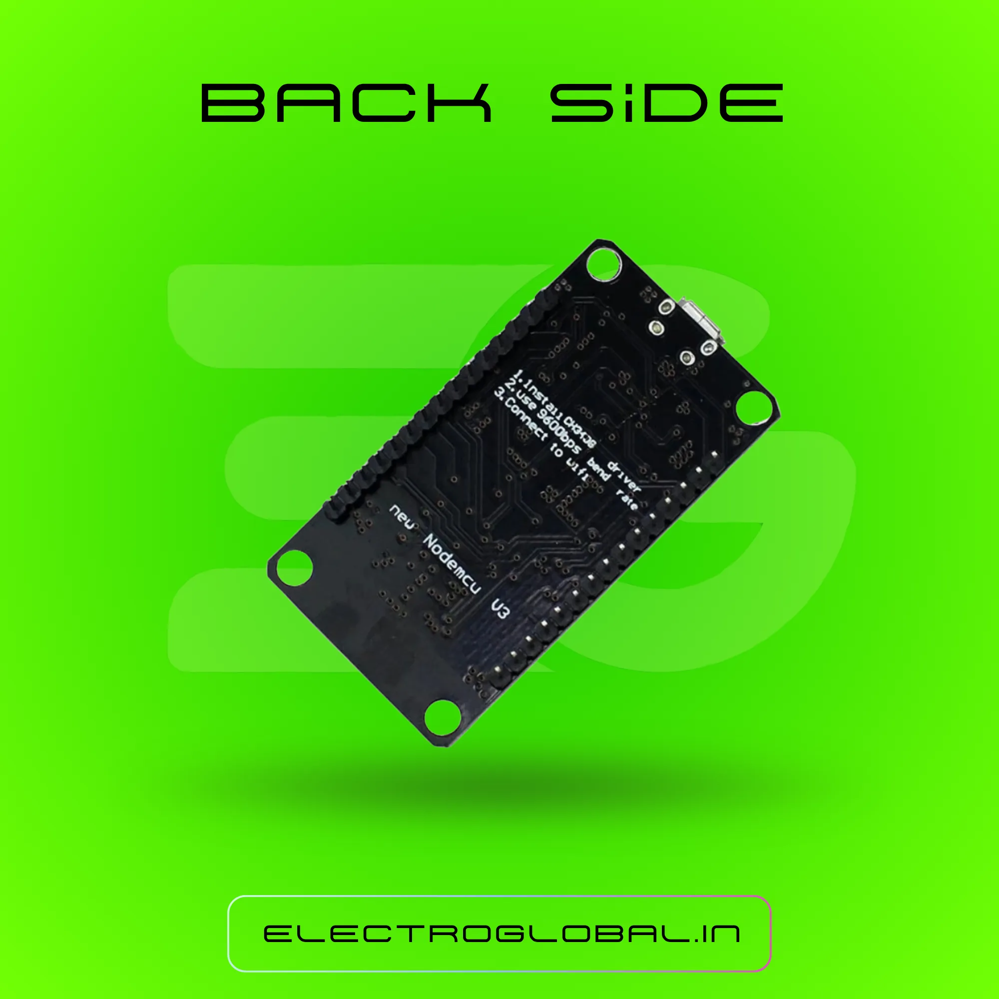 ESP8266 CH340 Node MCU Wi-Fi Module - Arduino WiFi Module Compatible for ESP8266, ESP8266 NodeMCU, and WiFi Module 3