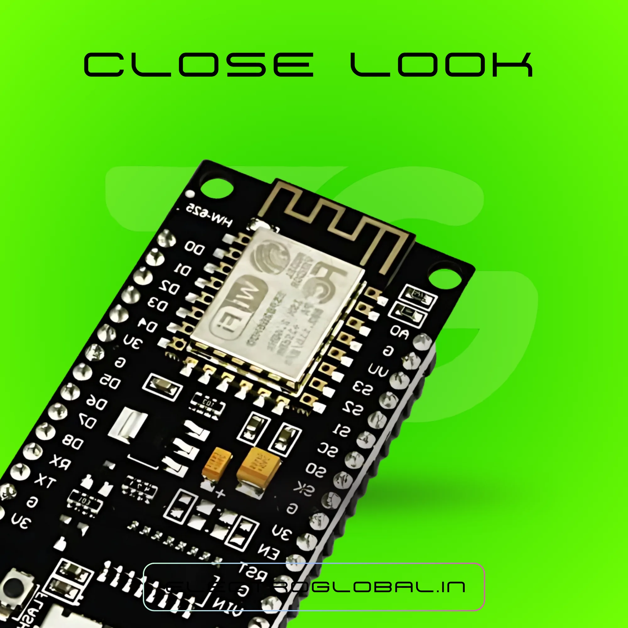 ESP8266 CH340 Node MCU Wi-Fi Module - Arduino WiFi Module Compatible for ESP8266, ESP8266 NodeMCU, and WiFi Module 4