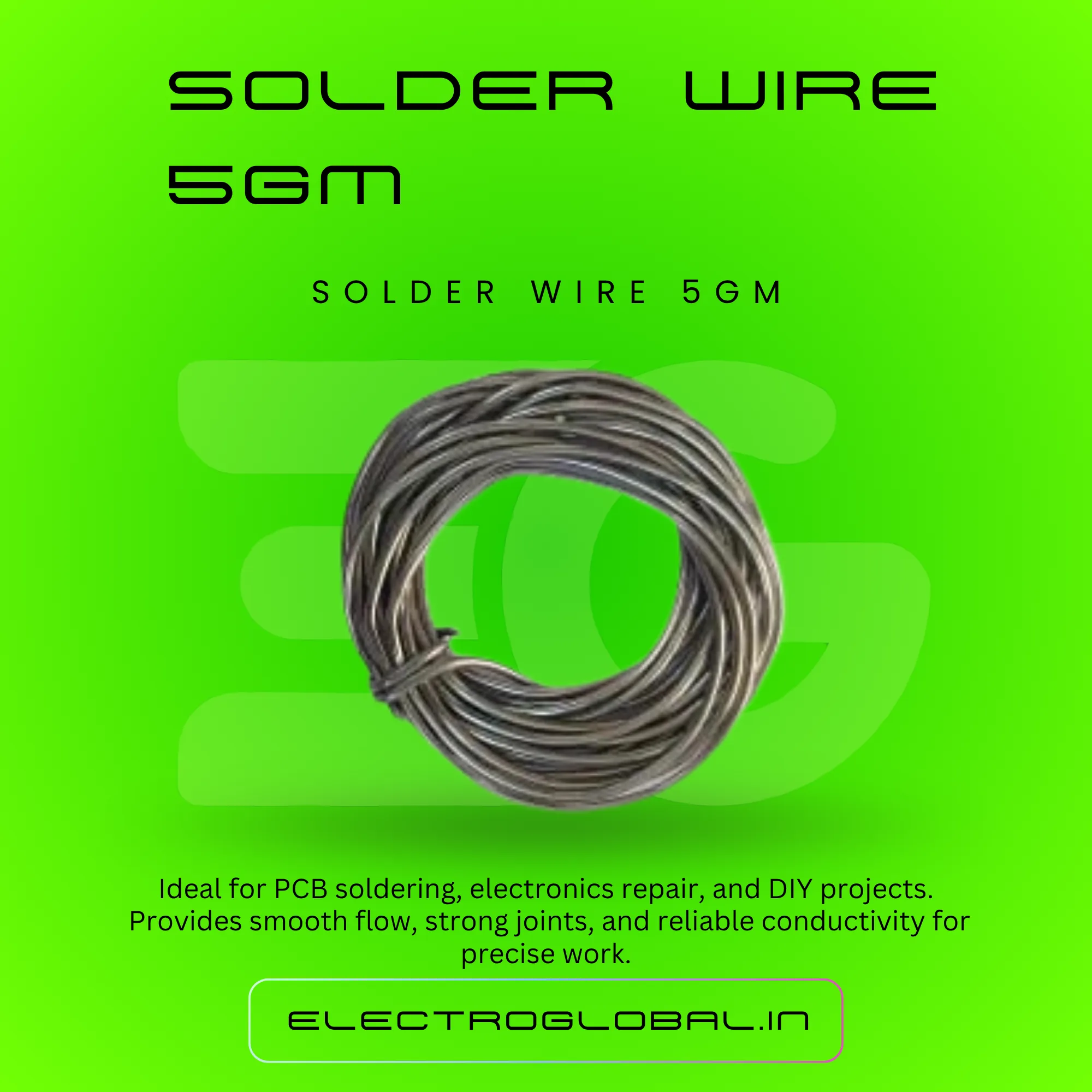 Small Package Solder Wire (5gm): Ideal for Soldering Lead, Iron Soldering Wire, Lead Solder Wire, Solder Wire and Solding Wire Applications 2