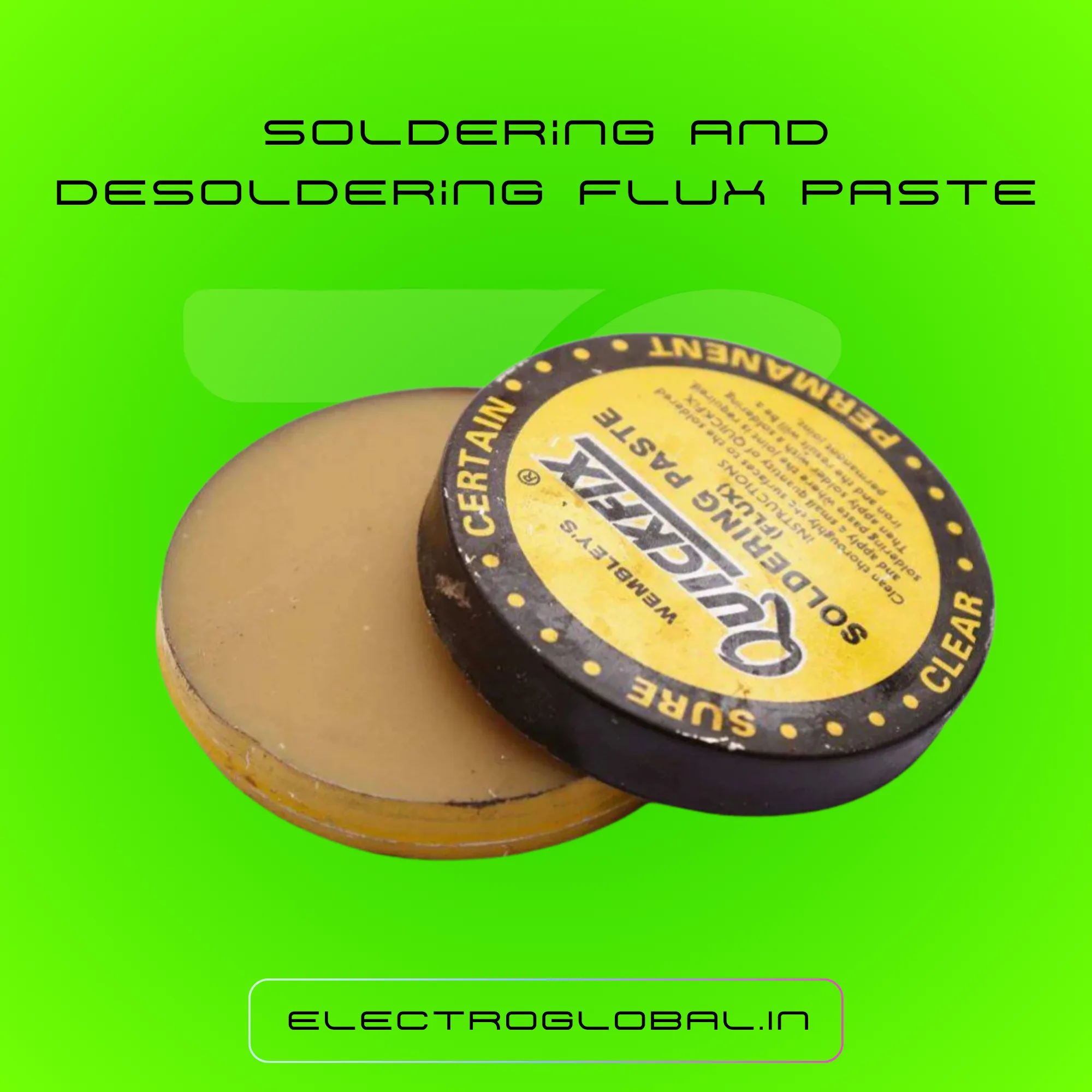 Solder Flux for Improved Joints: Flux Paste for Soldering, Soldering Flux and Solder Paste Support Electronics 2