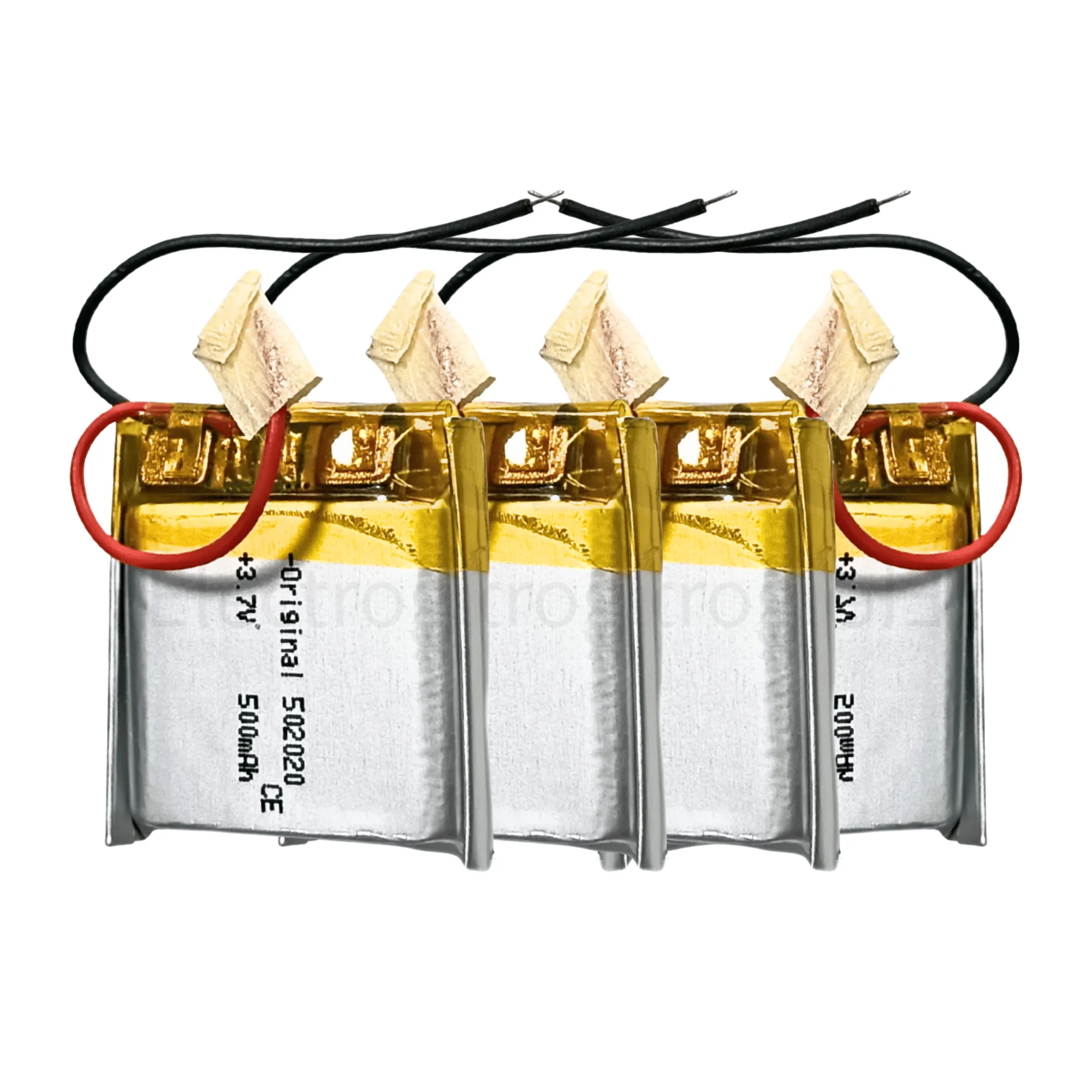 500mAh 3.7V Li Po Rechargeable Battery, 3.7 Volt Rechargeable Battery, Lithium Polymer Battery | For Mini Drone, Bluetooth Speaker, GPS Tracker and Smart Watch